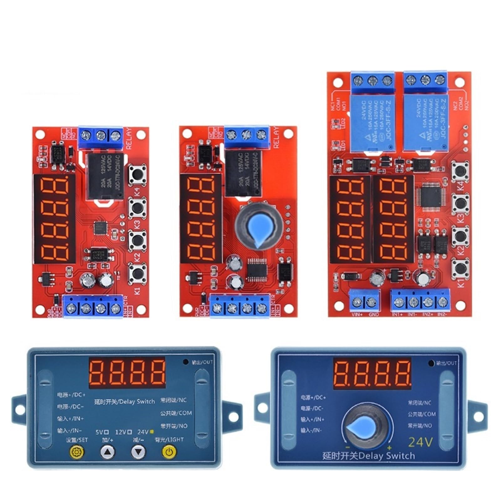 Digitales Zeitverzögerungsrelais Modul – DC 5V/1 Produktbild-Vorschau 6