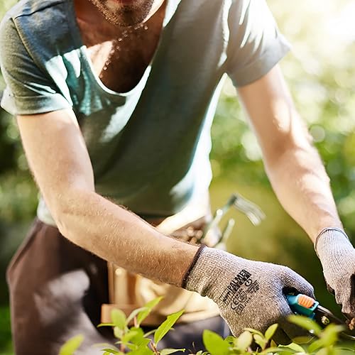 Miniatura 4 de ATERET Guantes de trabajo de nailon HPPE y revestimiento de fibra de vidrio uso ideal para corte de vidrio fabricación varios paquetes disponibles