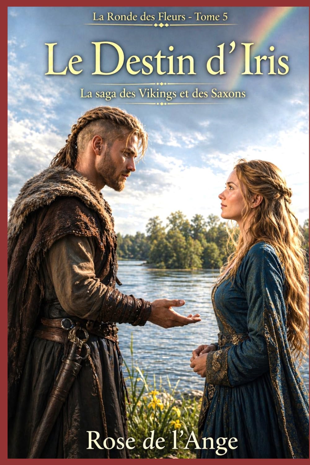 Le Destin d’Iris - La Saga des Vikings et des Saxons: Tome 5 - La Ronde des Fleurs - Romance historique slow-burn en français (La Ronde des Fleurs - Romance historique en français)