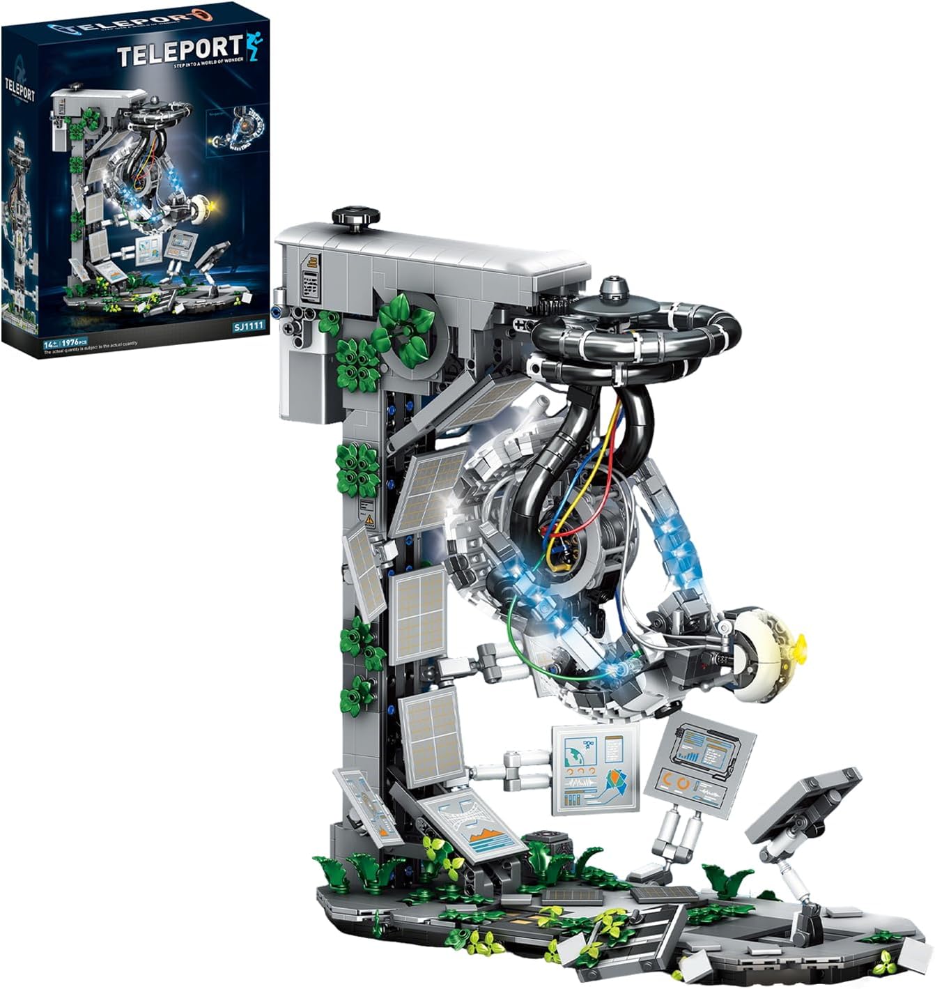 Portol 2 Games GLa Building Set for Adults, Ideas Mechanical Robot Engine Model Building Kit with Light & Motor, Cool Collectible Games Fans Gift (1976 Pcs)
