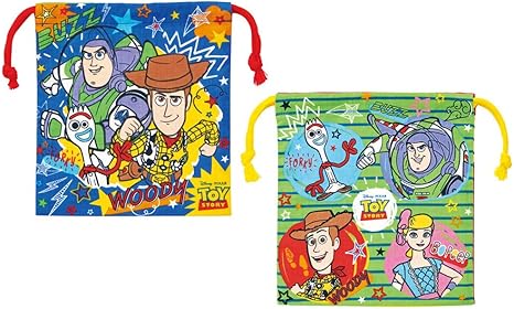 Amazon Co Jp スケーター お弁当 巾着 マチ付き 2枚セット ディズニー トイストーリー 22 男の子 日本製 Kb64wn A ホーム キッチン