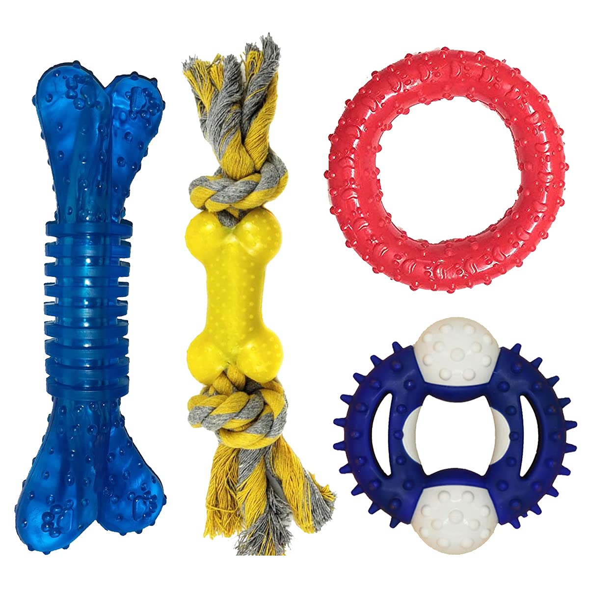 See full amazon price history chart for BLACKDOG 4in1 Puppy Toy Combo Pack Includes Chew Toys Rope Toys Rubber Chew Ring and Teething Toys for Dogs Interactive and Fun Color May Vary BLACKDOG 4in1 Puppy Toy Combo Pack Includes Chew Toys Rope Toys Rubber Chew Ring and Teething Toys for Dogs Interactive and Fun Color May Vary (B09FPYW57N) Amazon Price History, Amazon Price Tracker
