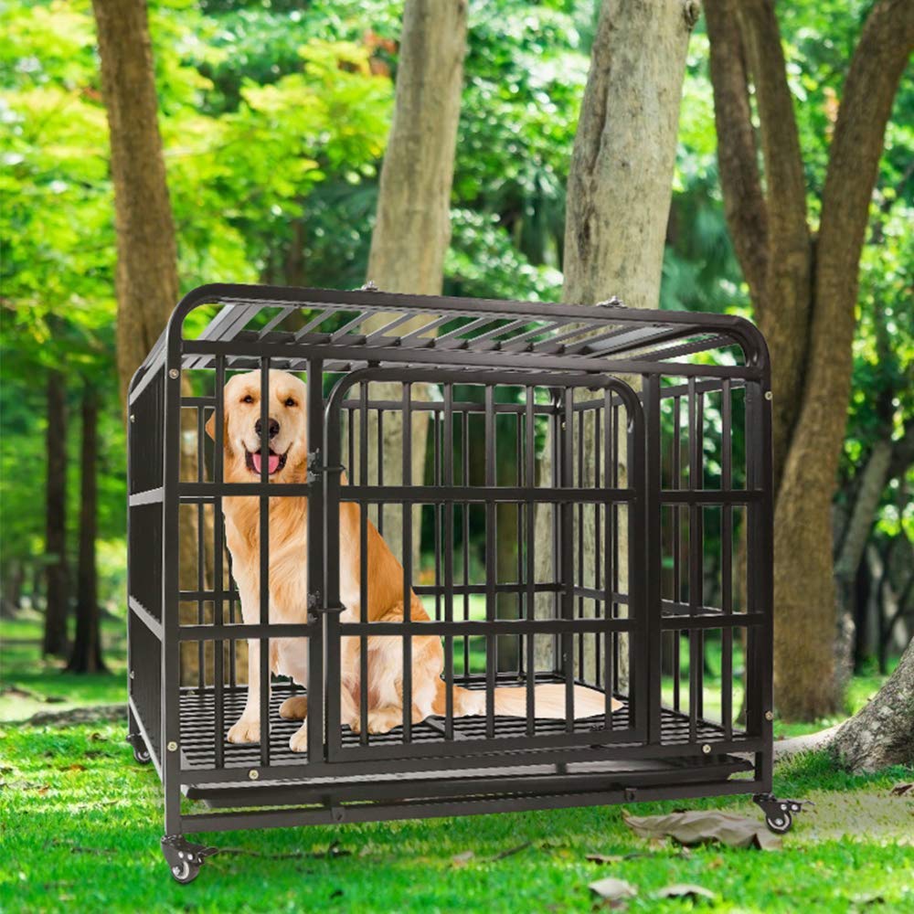 Buy AGESISI Heavy Duty Dog Crate Strong Metal Dog Cage Dog Kennels for