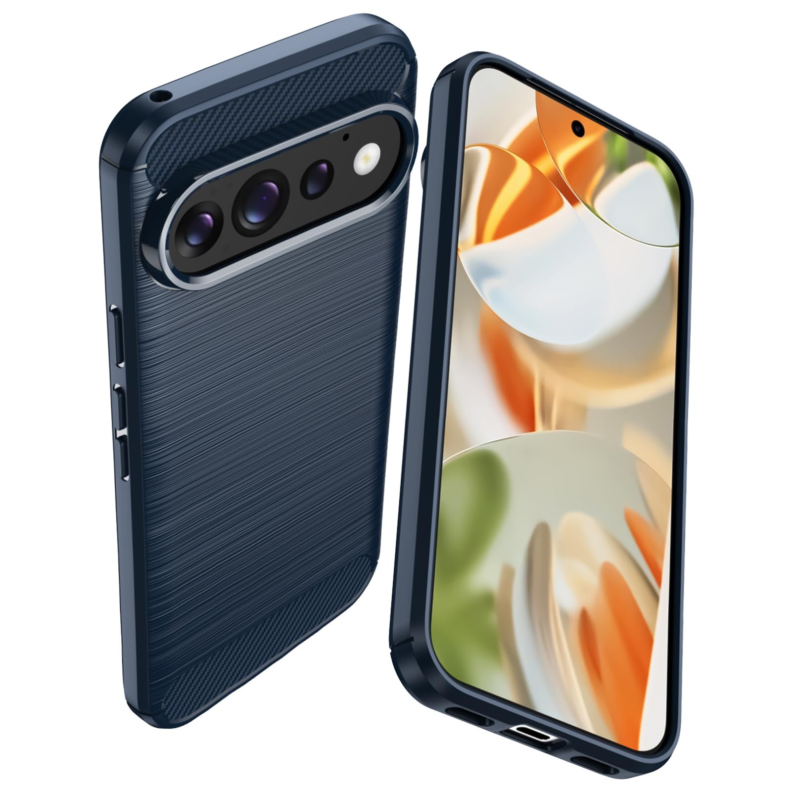 Cienkie etui do Google Pixel 11ProXL/11 Pro/11, szczotkowane wykończenie