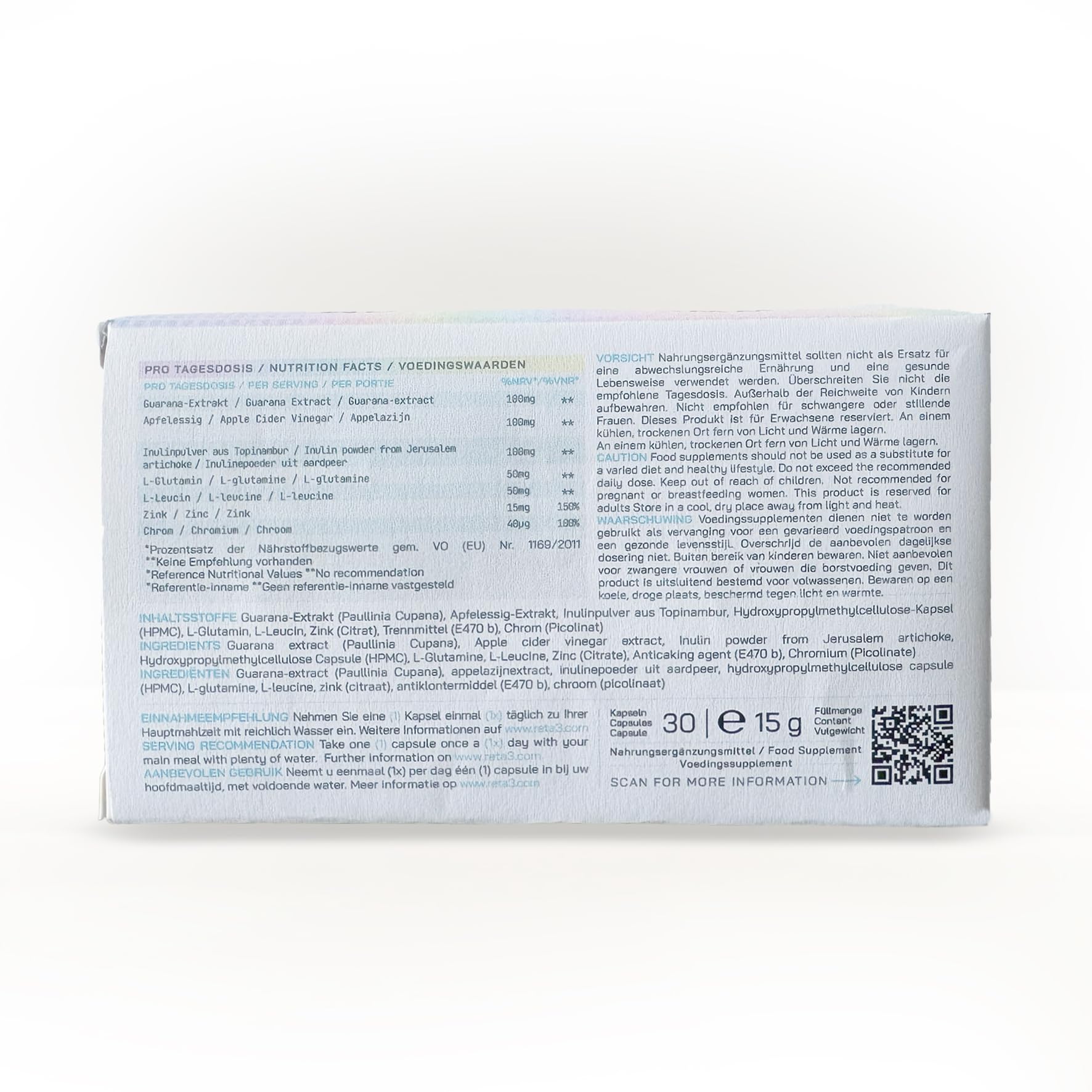Stoffwechsel Kapseln-3x G-Formel | das Original | bekannt aus dem TV | ohne Zusatzstoffe | 30 Kapseln (1 Packung)