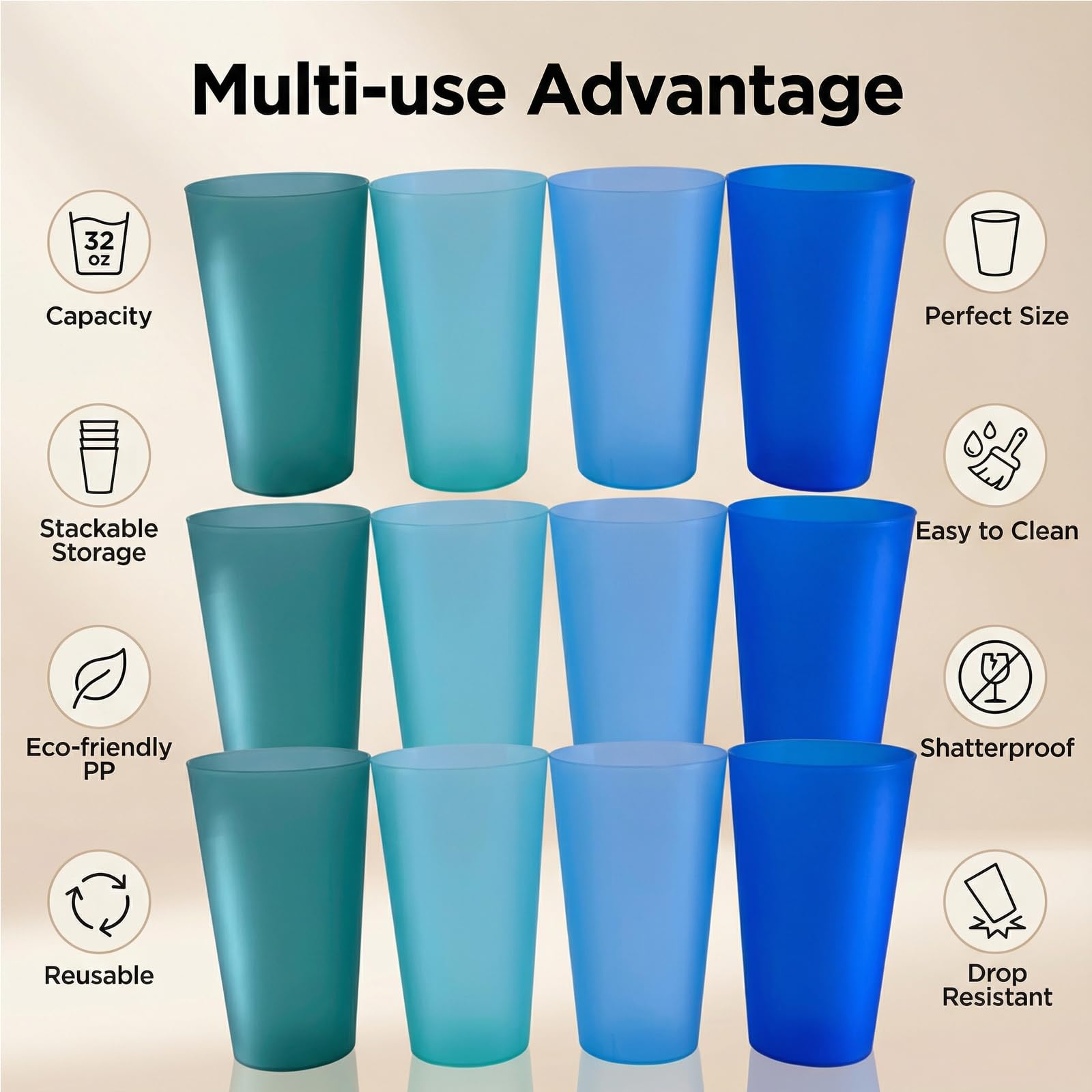 wine glasses for outdoors Poolside Custom Outdoor Wine Glasses main image 1
