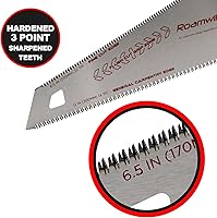 Vista 9 de Roamwild Sierra de tracción múltiple PRO - Sierra de doble filo japonesa – 12 pulgadas/11.8 in 14 TPI y ángulo único de 6.5 pulgadas/6.7 in 22 TPI
