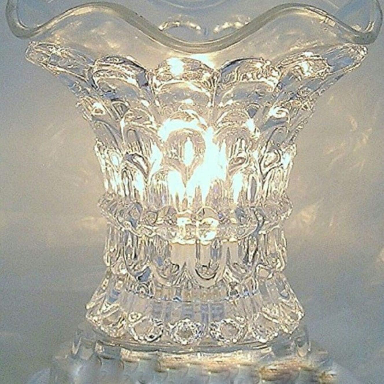 Clear Electric Fragrance Scented Warmer (Burner/Warmer/Lamp with Dimmer Switch