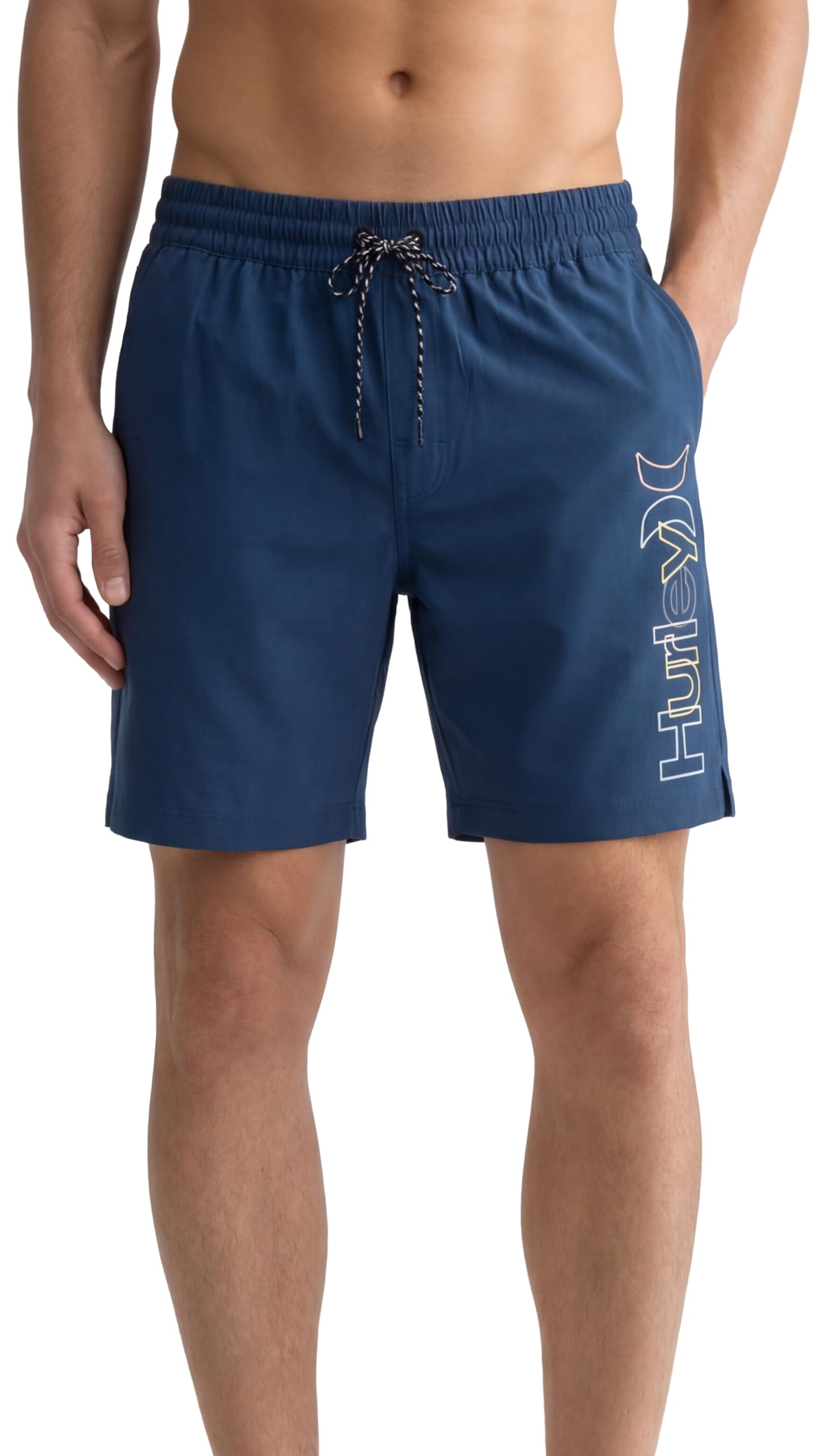 Hurley Men's Crossover Volley Swim Shorts - Lightweight Quick‑Dry Board Shorts for Swimming & Beachwear