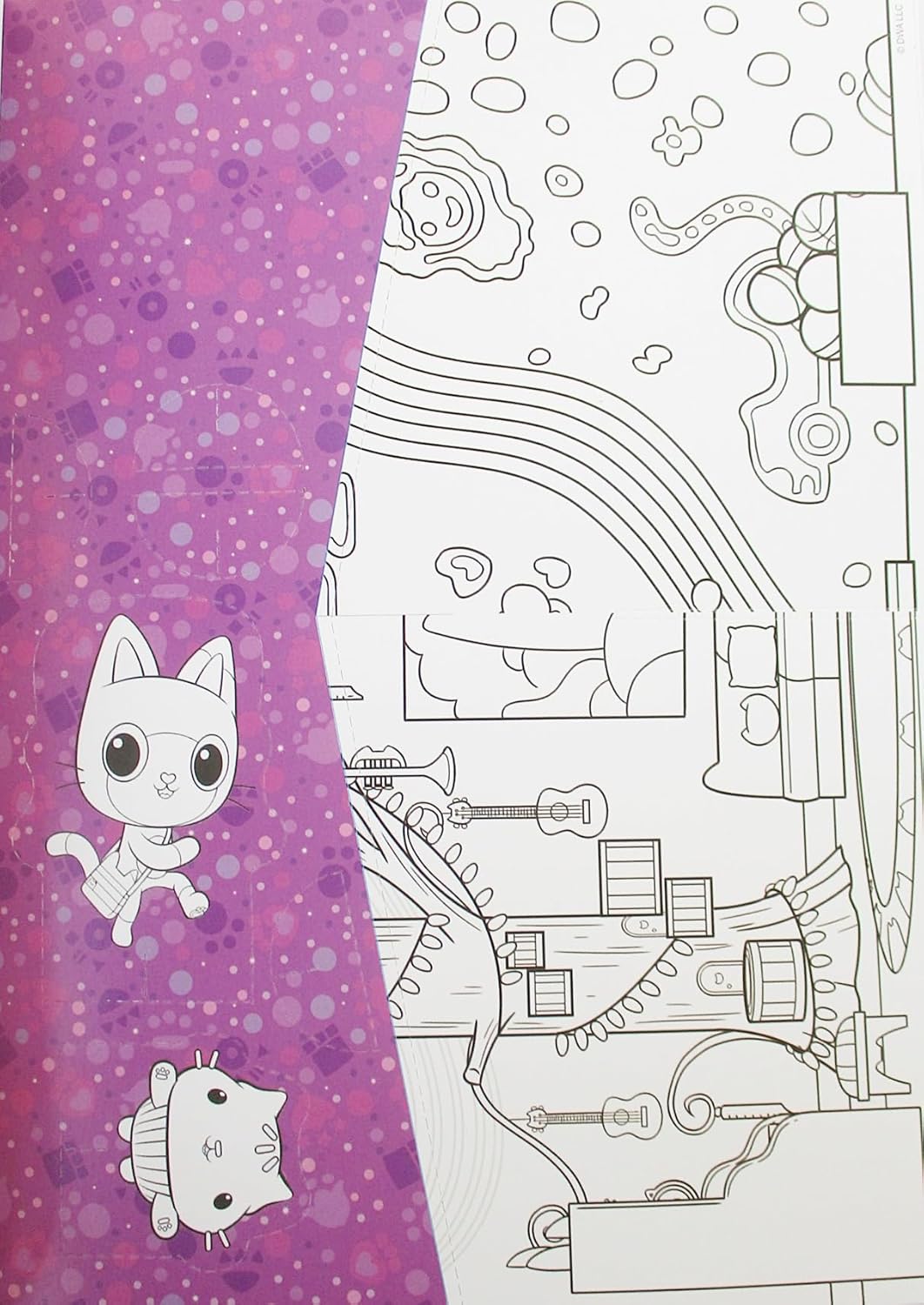 Making the Grade Gabbies Dollhouse Color, Set, Play Book to Color - Your Own Make-Believe World!