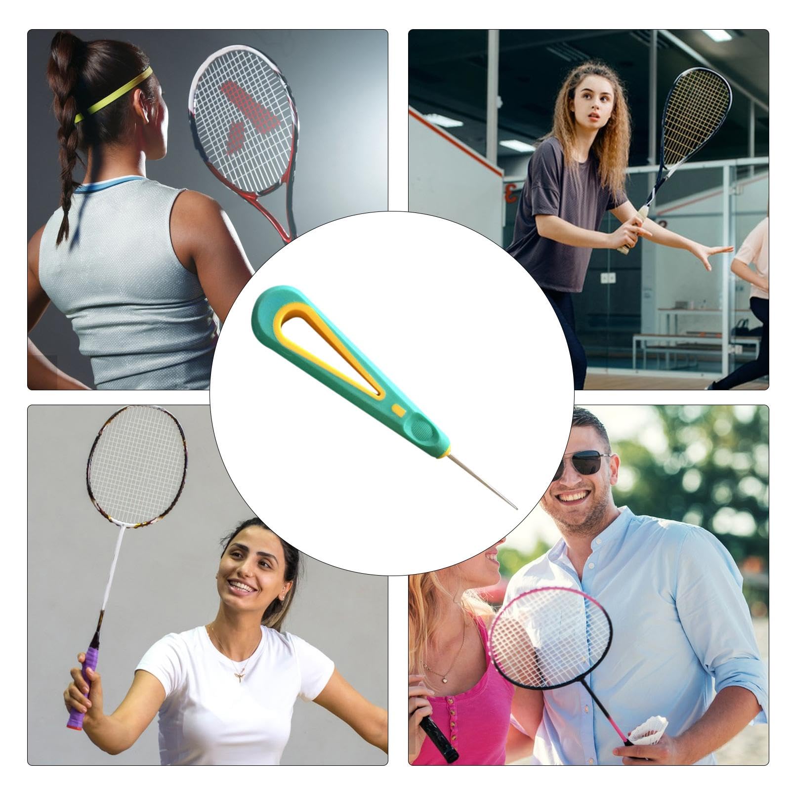 Máquina para encordar raquetas de tenis y bádminton, herramienta portátil de reparación