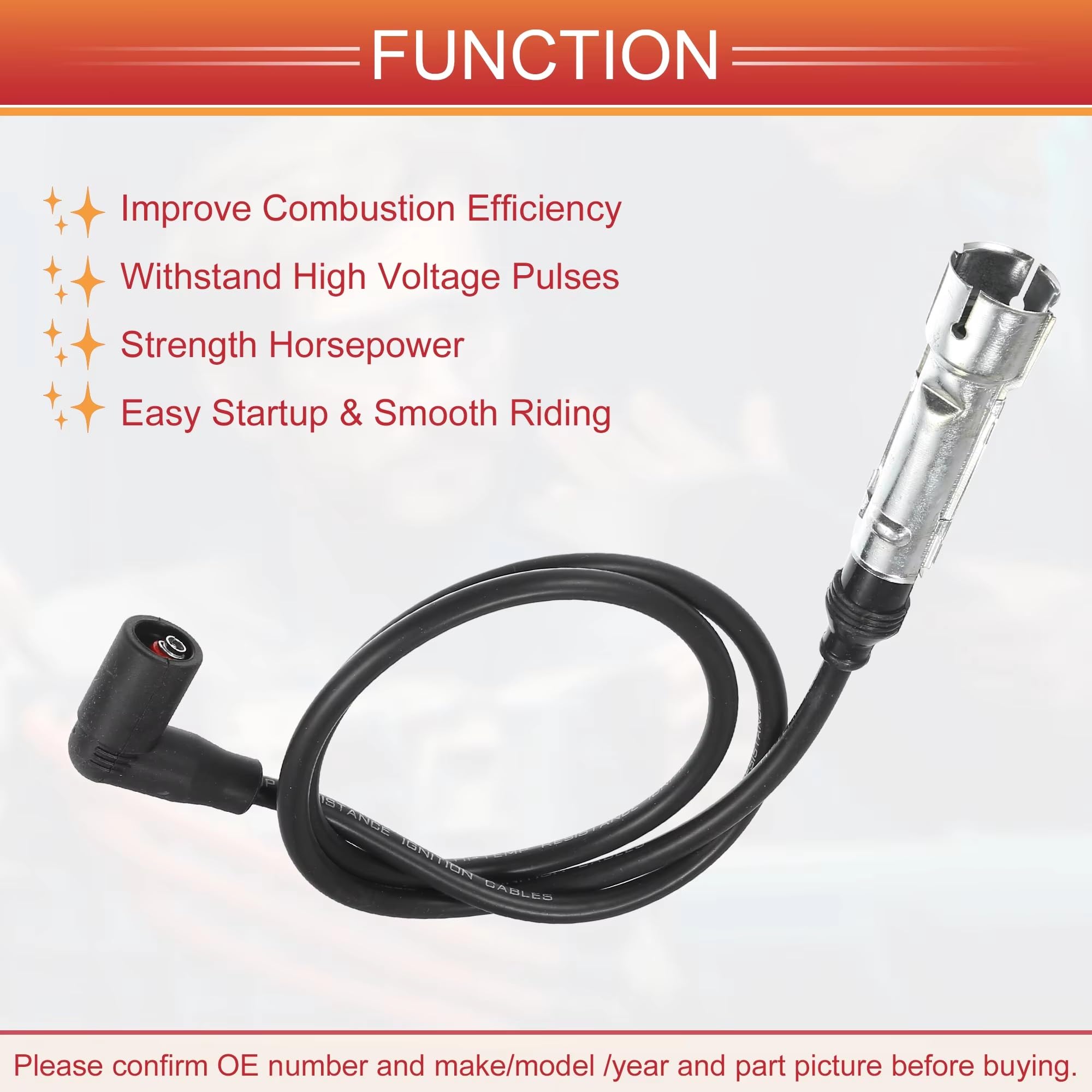 cables bujías coche Para Benz para 380SE 380SL 500SEC 1161501319 | 1161501219 cables de bobina de bujía de coche Cable de arnés de bobina de encendido