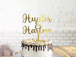 Mr and Mrs Acrylic Wedding Cake Topper|Own Text Arcylic Cake Decoration| Birthday Banner|Acrylic Personalised name and Age birthday cake topper|Happy Birthday cake topper| Choose own text