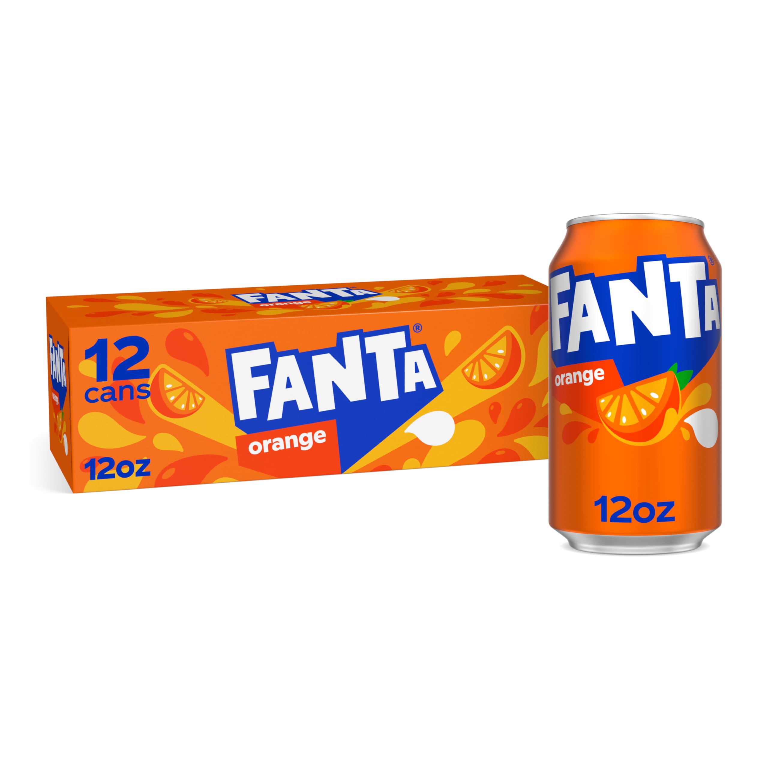 Fanta Orange, 12 fl oz, 12 Pack
