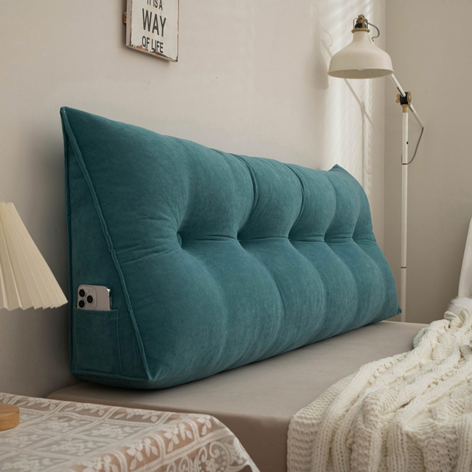 Coussin de lecture de chevet pour lit éliminant le mal de dos