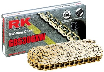 RK Racing Chain GB530GWX-82 Gold 82-Link XW-Ring Chain with Connecting Link
