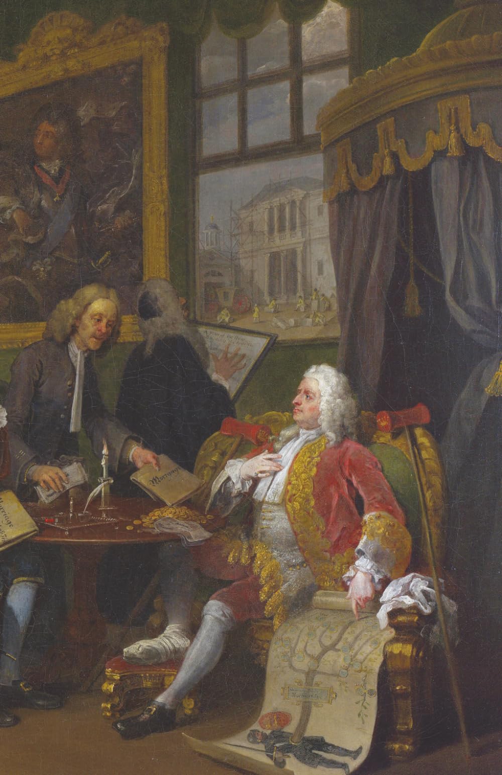 William Hogarth The Marriage Settlement Lined Notebook