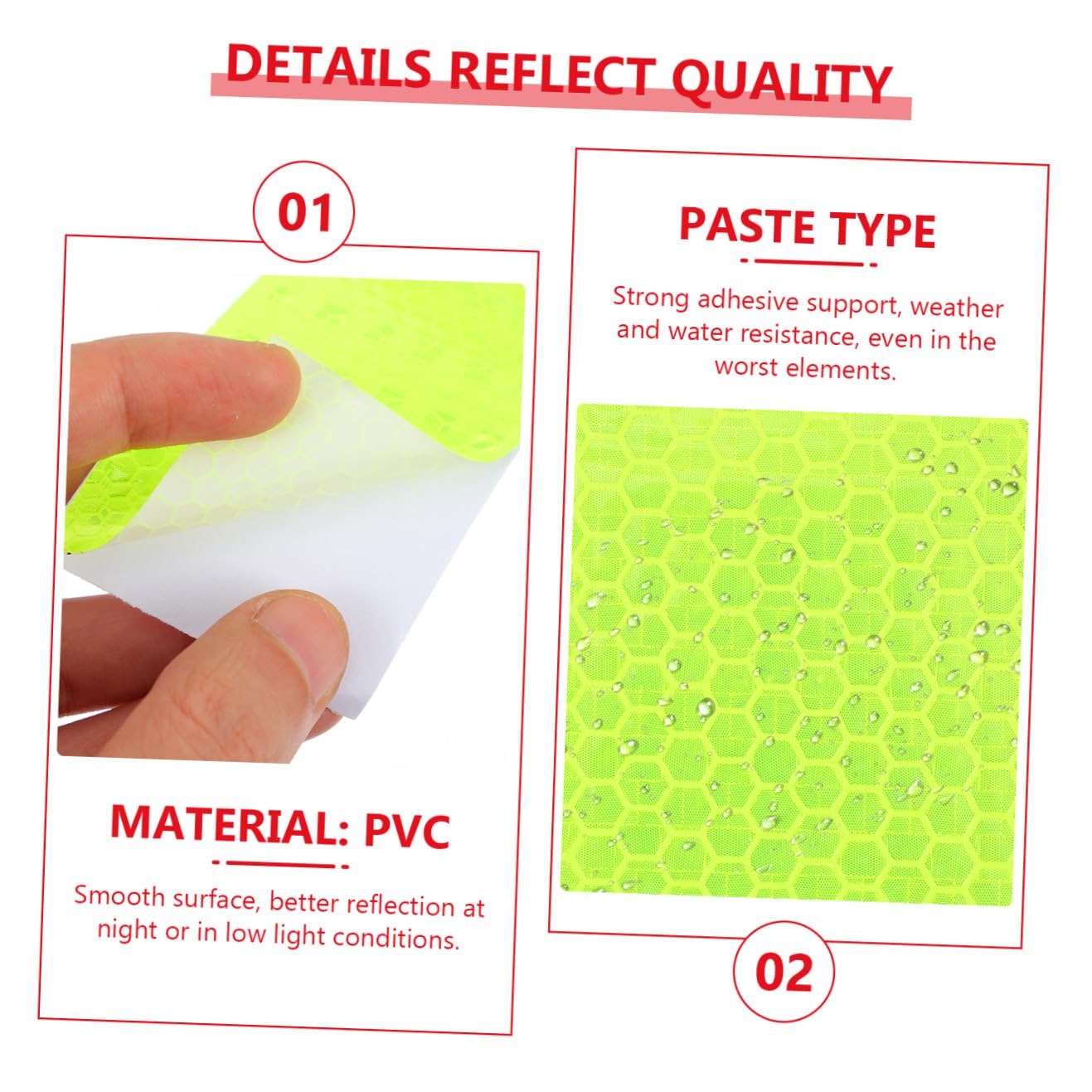 Cinta Reflectante Autoadhesiva Amarilla de Seguridad Patrón Hexagonal de Pvc para Señalización en Equipos Mecánicos y Marcas