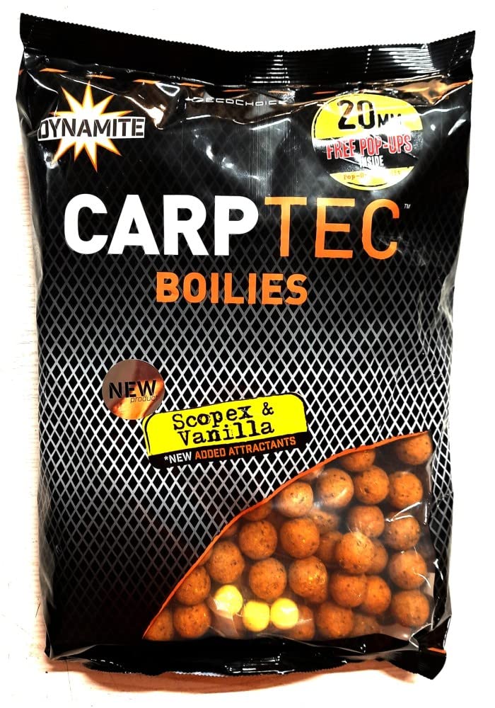 Dynamite Baits Bouillettes Carptec Boilies Scopex & Vanilla (1.8kg - 20mm)