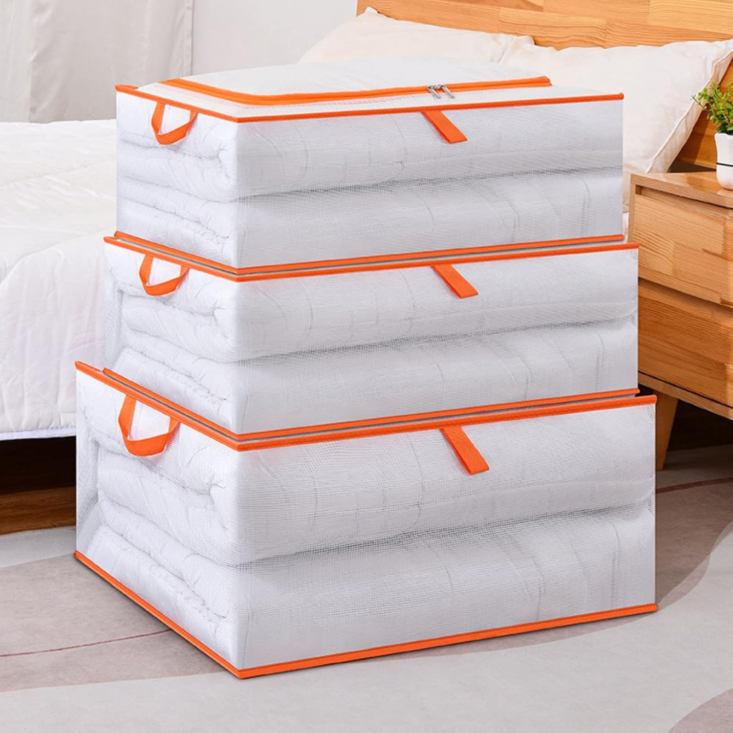 Household Bedding Quilt Storage Bag Without Support Bedroom Storage Box Toy Storage Box