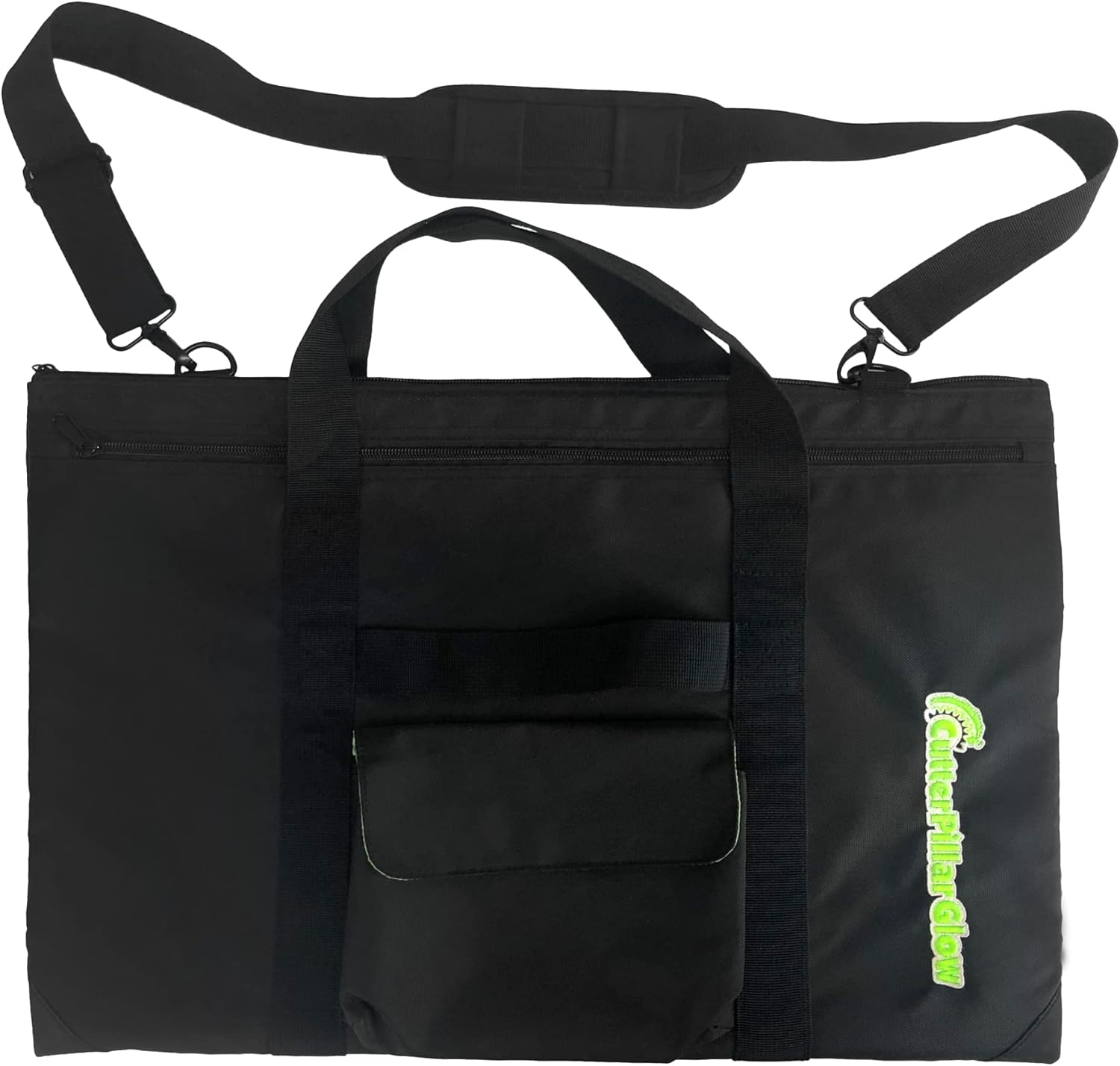Cutterpillar Glow Light Board Tote — Carrying Case for Crafting Light Boards — Padded Carrying Case for Premium & Glow Basic Items — Durable Nylon Storage Bag with Shoulder Strap