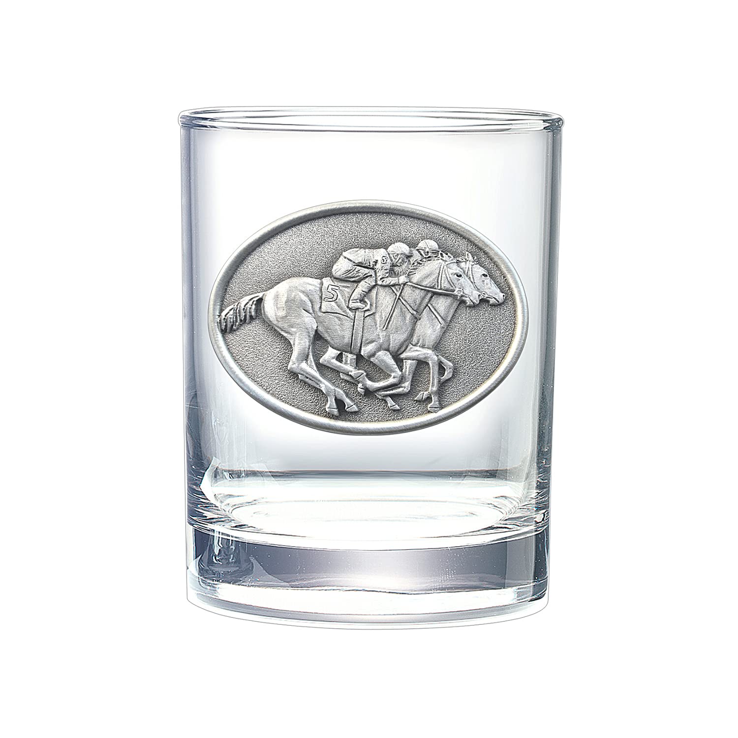 Heritage Pewter By a Nose Double Old Fashion | Double Rocks Glass 14 OZ for Liquor | Expertly Crafted Pewter Glass