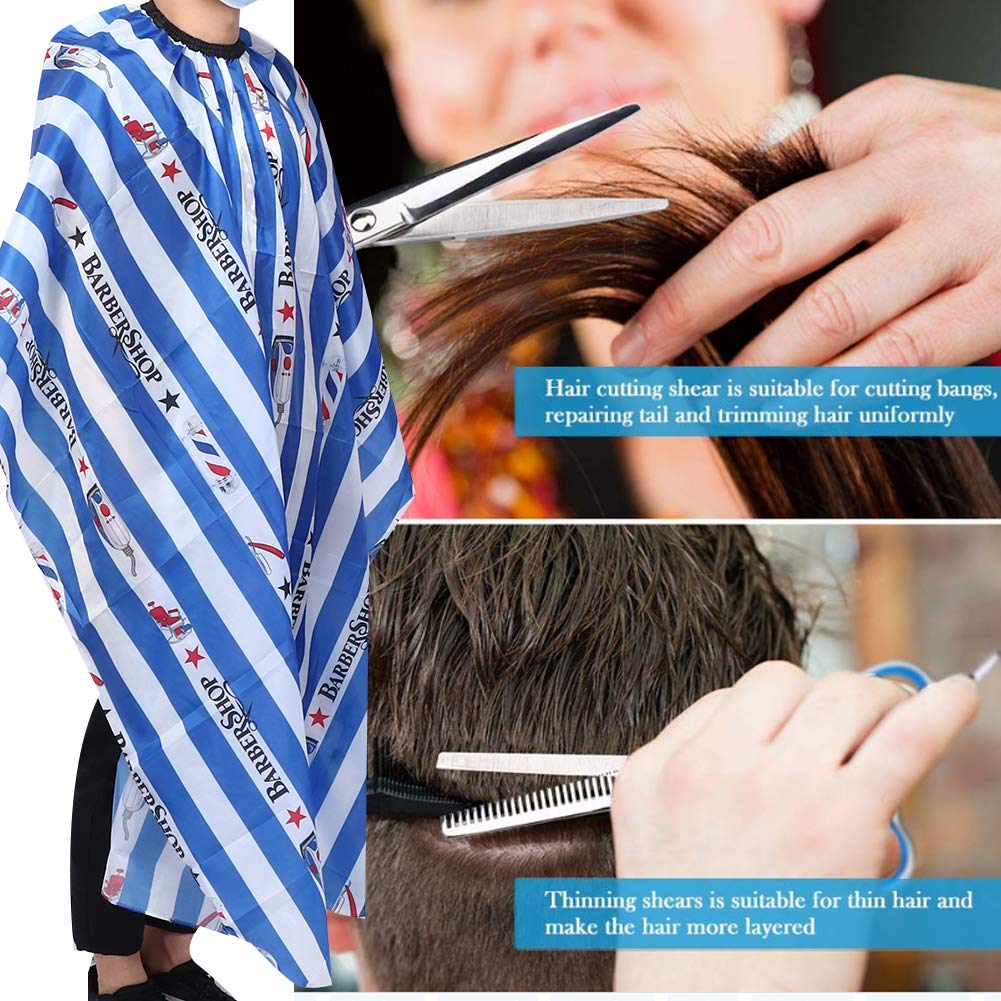Kit Taglio Capelli Professionale, Forbici in Acciaio Inox
