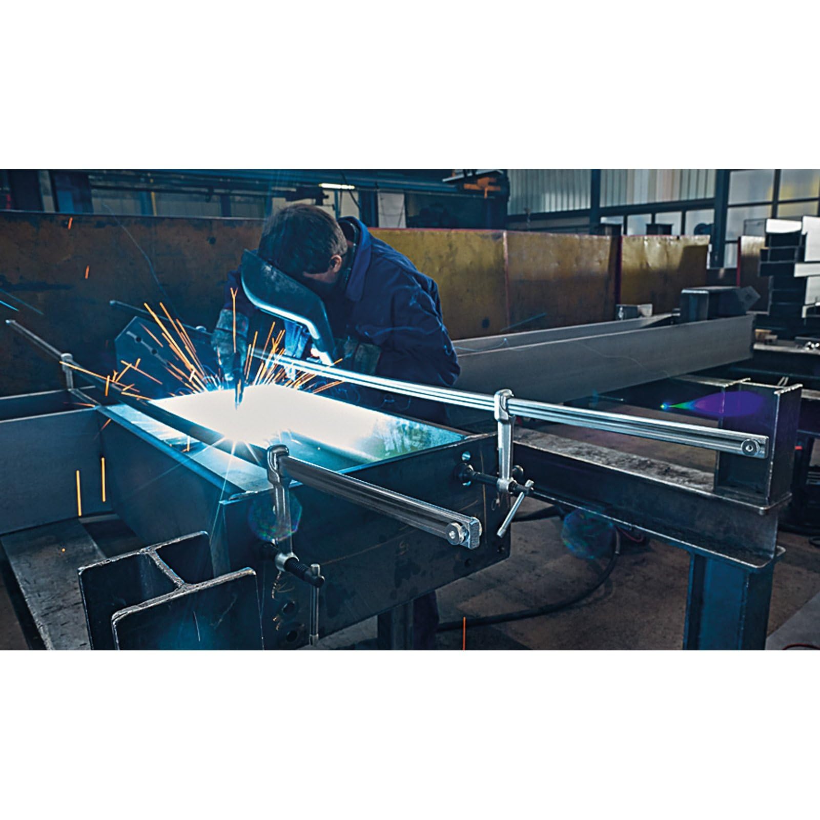 BESSEY Mordaza móvil de alcance 200 mm. para tornillos de apriete Bessey GSV - Strumento Professionale di Serraggio e Fissaggio