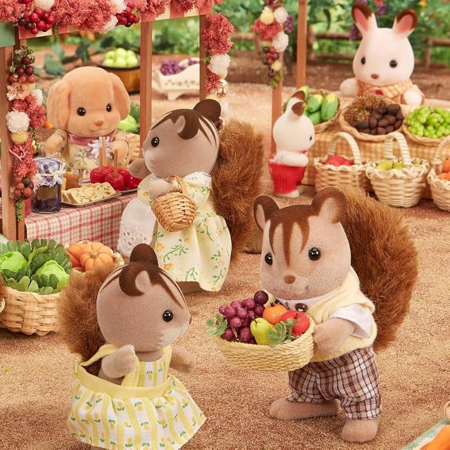 シルバニア　koharu Amazon.co.jp: Sylvanian Families Walnut Squirrel Family 3+