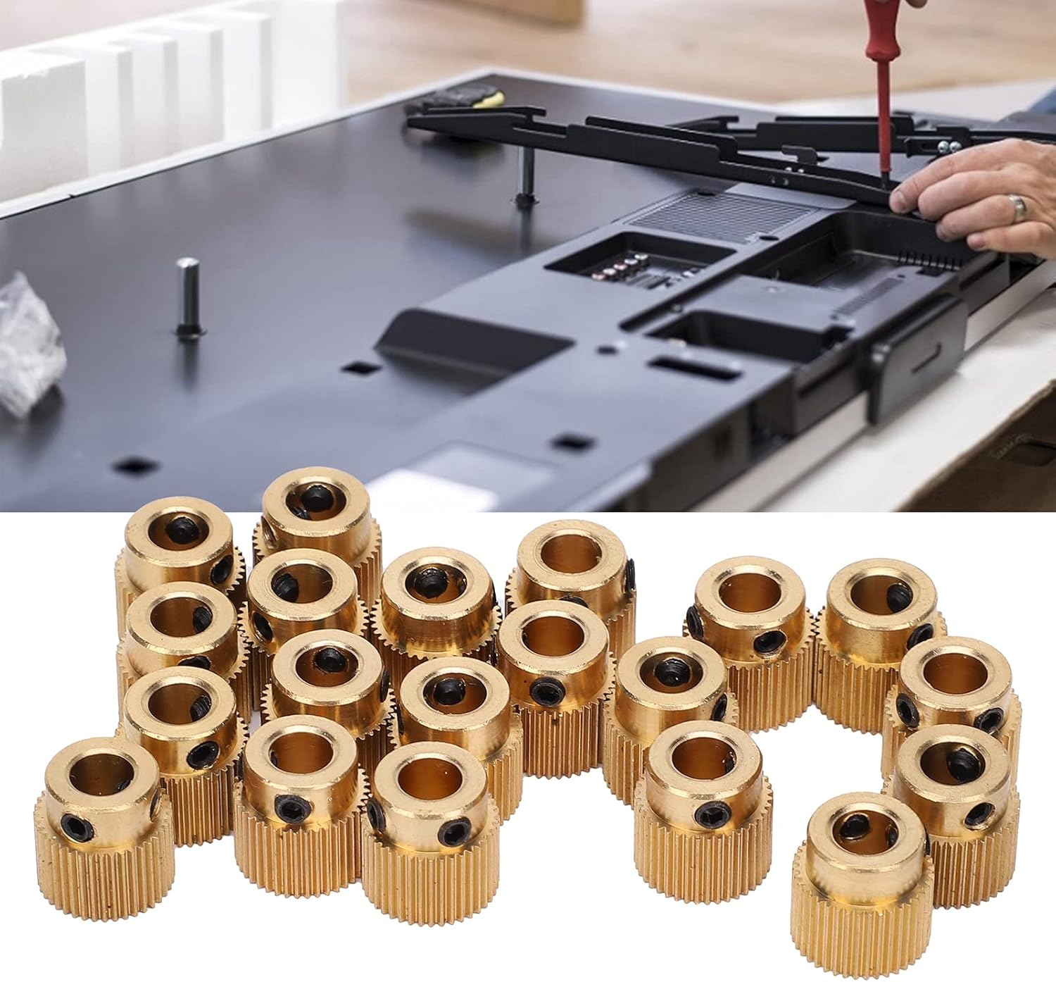 review Gear, 3D Printer Tools 3D Printer Accessories Great Workmanship Work Smoother with 20 Pcs for Replacement Parts for 3D Printer