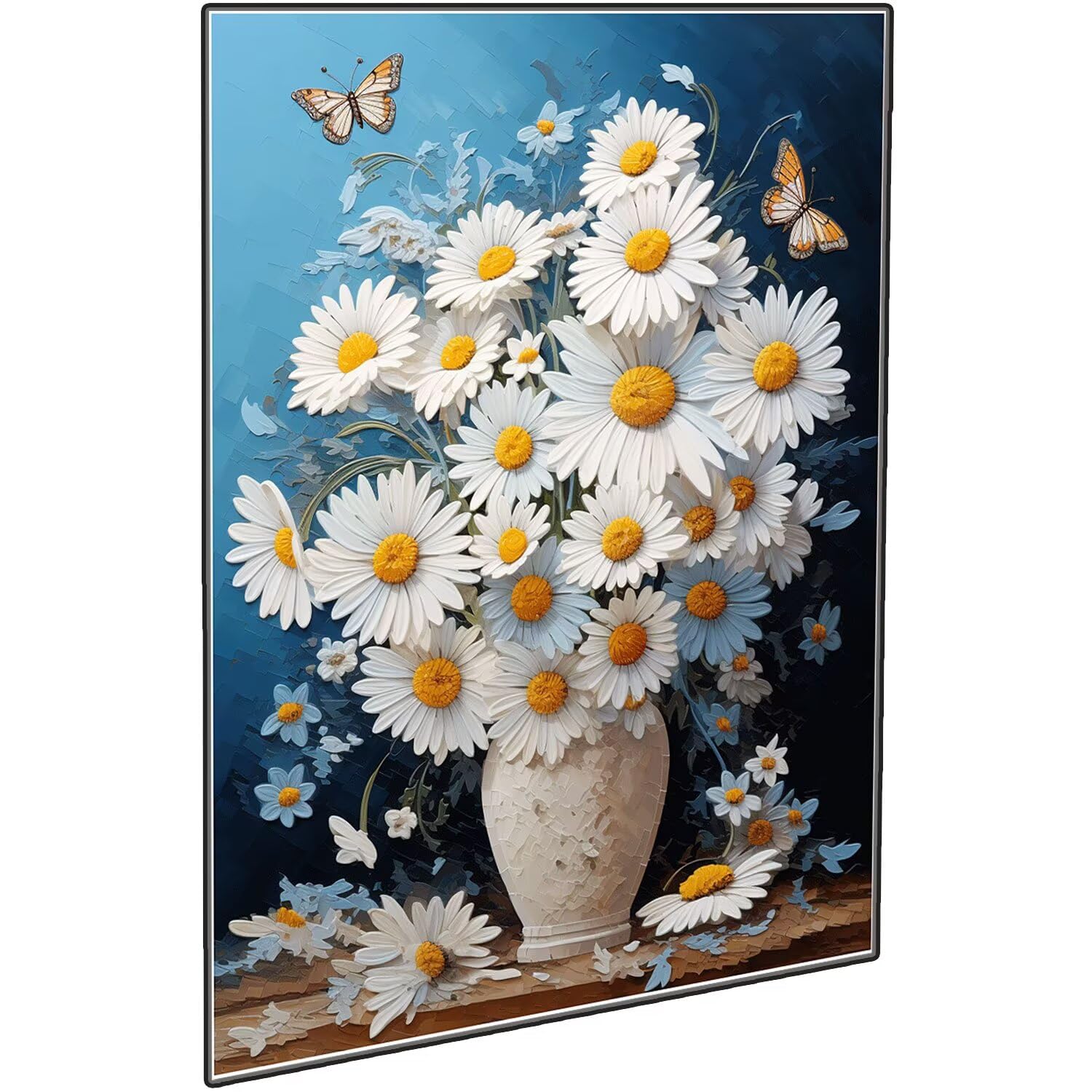 Diament Malarstwo Kwiat, DIY Motyl Diament Malarstwo Dla Dorosłych, Diamentowe Malarstwo Ręczna aktywność Zestaw dla dorosłych, DIY Diament Haft Ścieg krzyżykowy Kryształ Sztuka do Wystrój domu