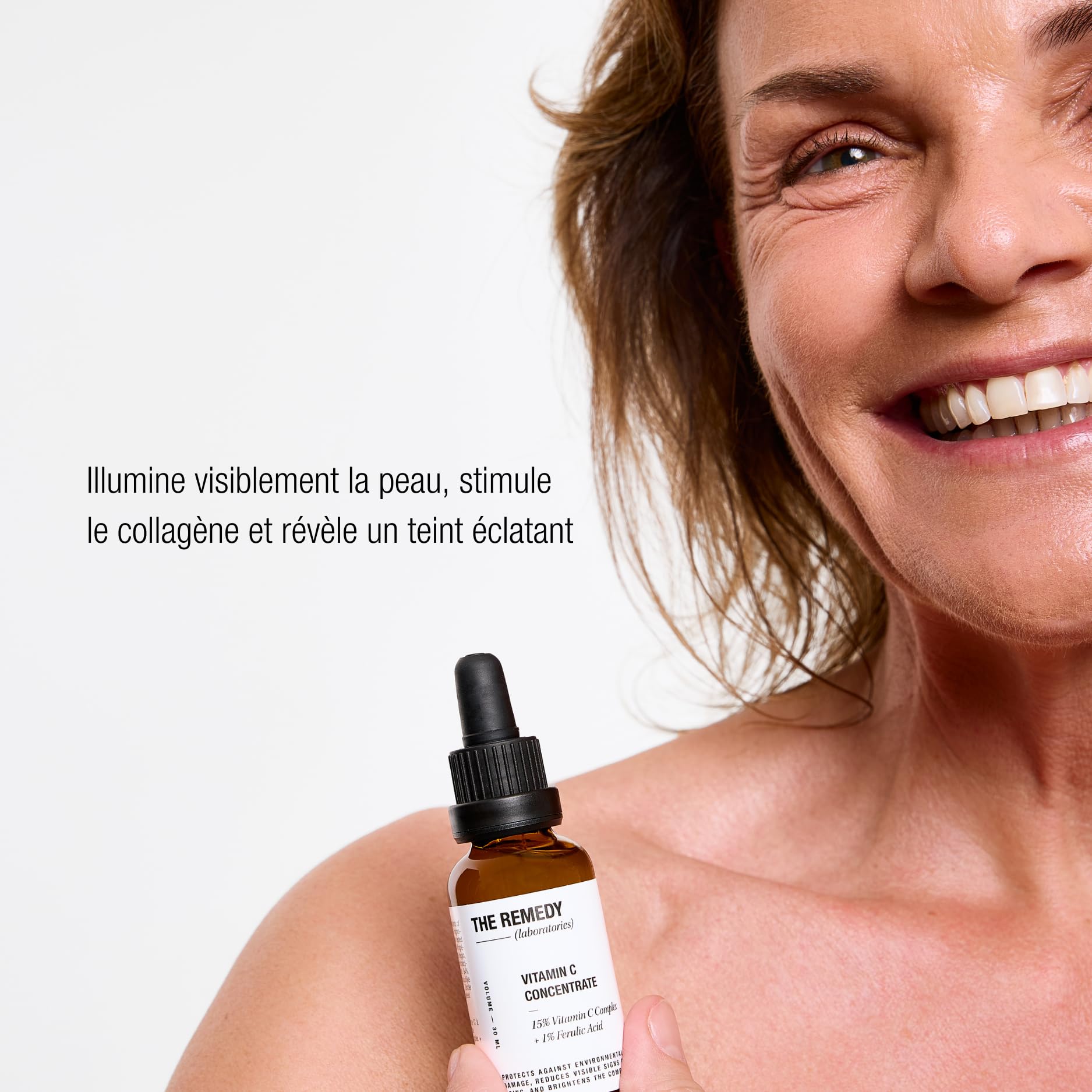 Vitamin C Concentrate – Sérum vitamine C haute concentration, bouclier antioxydant pour une peau lumineuse – soin ciblant ridules, teint terne, imperfections - 30 ml