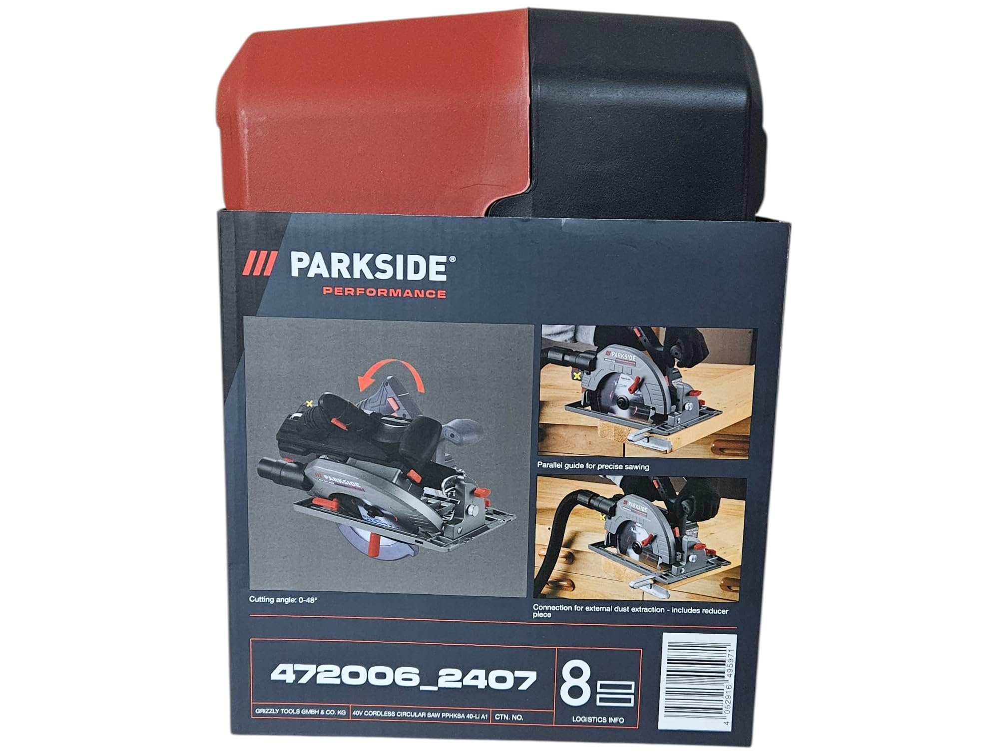 Parkside Performance® 40 V Sierra circular portátil »PPHKSA 40-Li A1«, sin batería ni cargador