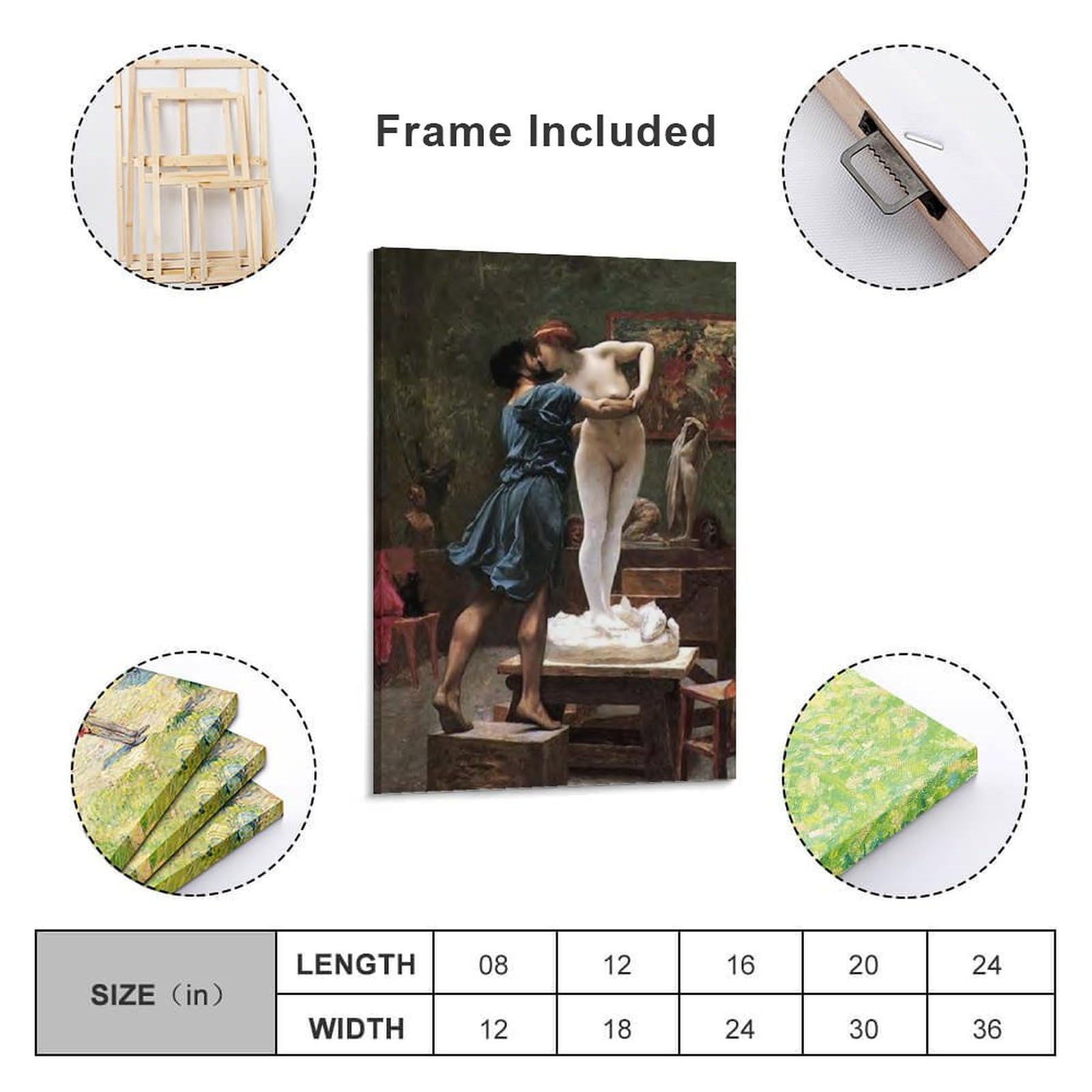 Amazon.co.jp: ジャン＝レオン・ジェロームの「ピグマリオンとガラテア