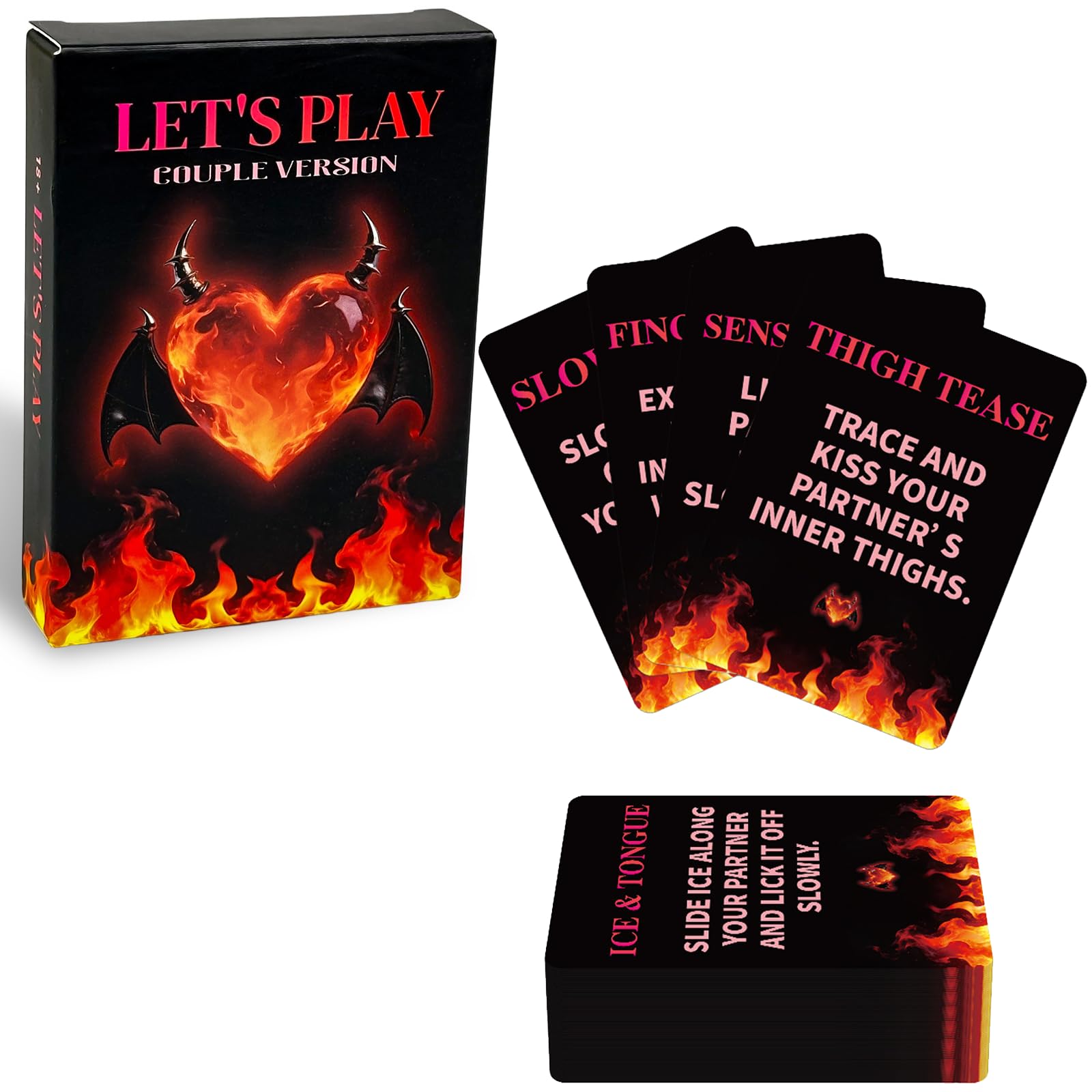 50 Pcs Couples Card Game with Fun Questions – Date Night Gift