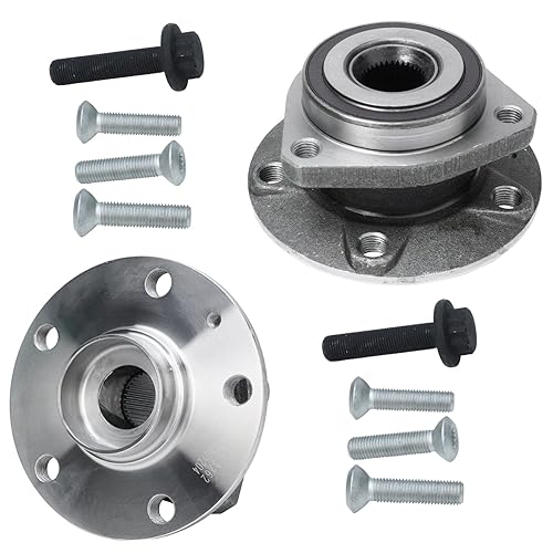 Miniatura 22 de Detroit Axle - Cojinetes de rueda delantera para Honda Civic Pontiac Optima Volkswagen Jetta Chevrolet Aveo Aveo5 G3 Lemans Wave Wave5 Rabbit