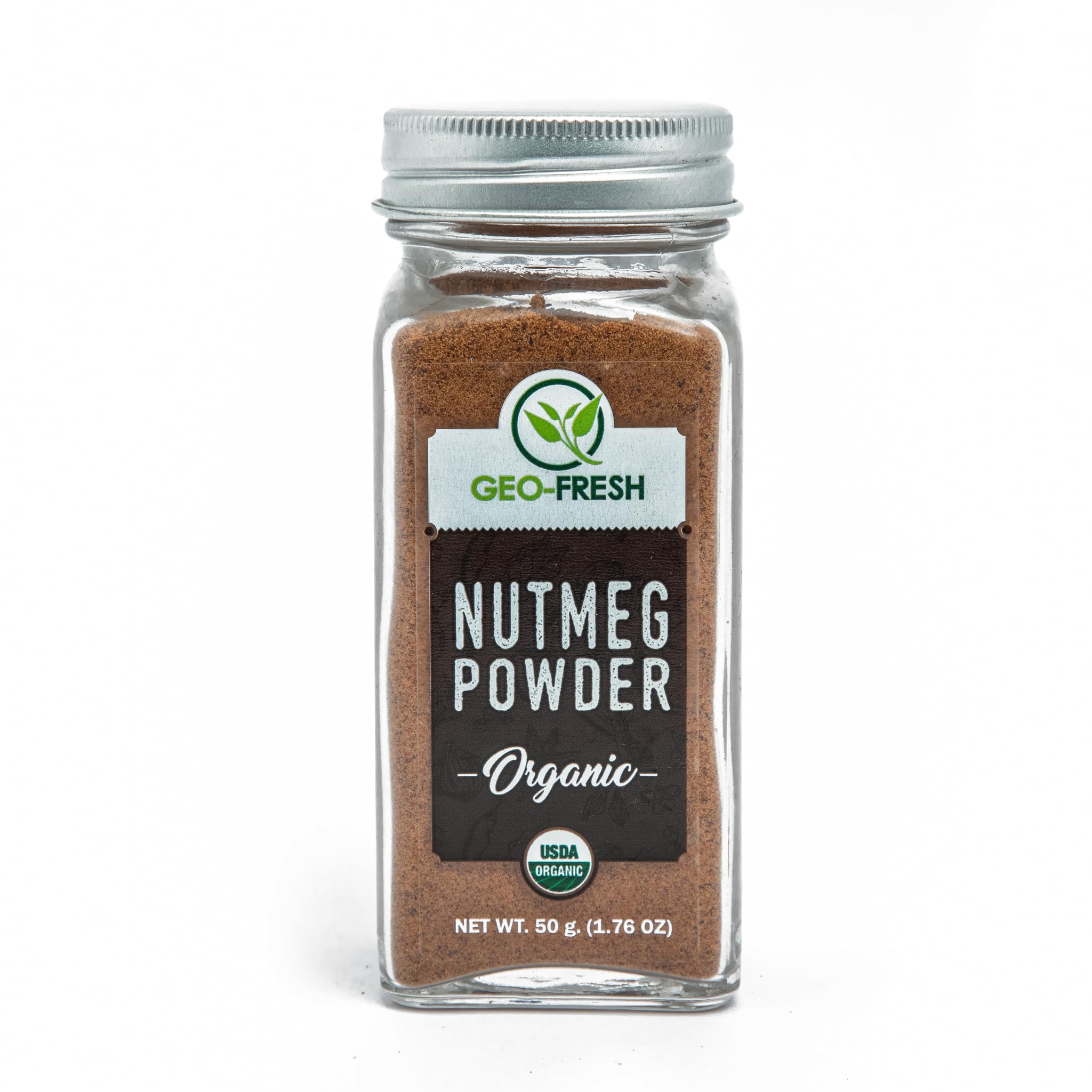 Geo-Fresh Organic Nutmeg Powder, 50g | Jaiphal Powder, Jathikai Powder| High in Fiber | No Artifical Colour & Preservatives| 100% Organic, Non-GMO, USDA Certified, Jaivik Bharat Certified (B07CG4PYT2) Amazon Price History, Amazon Price Tracker