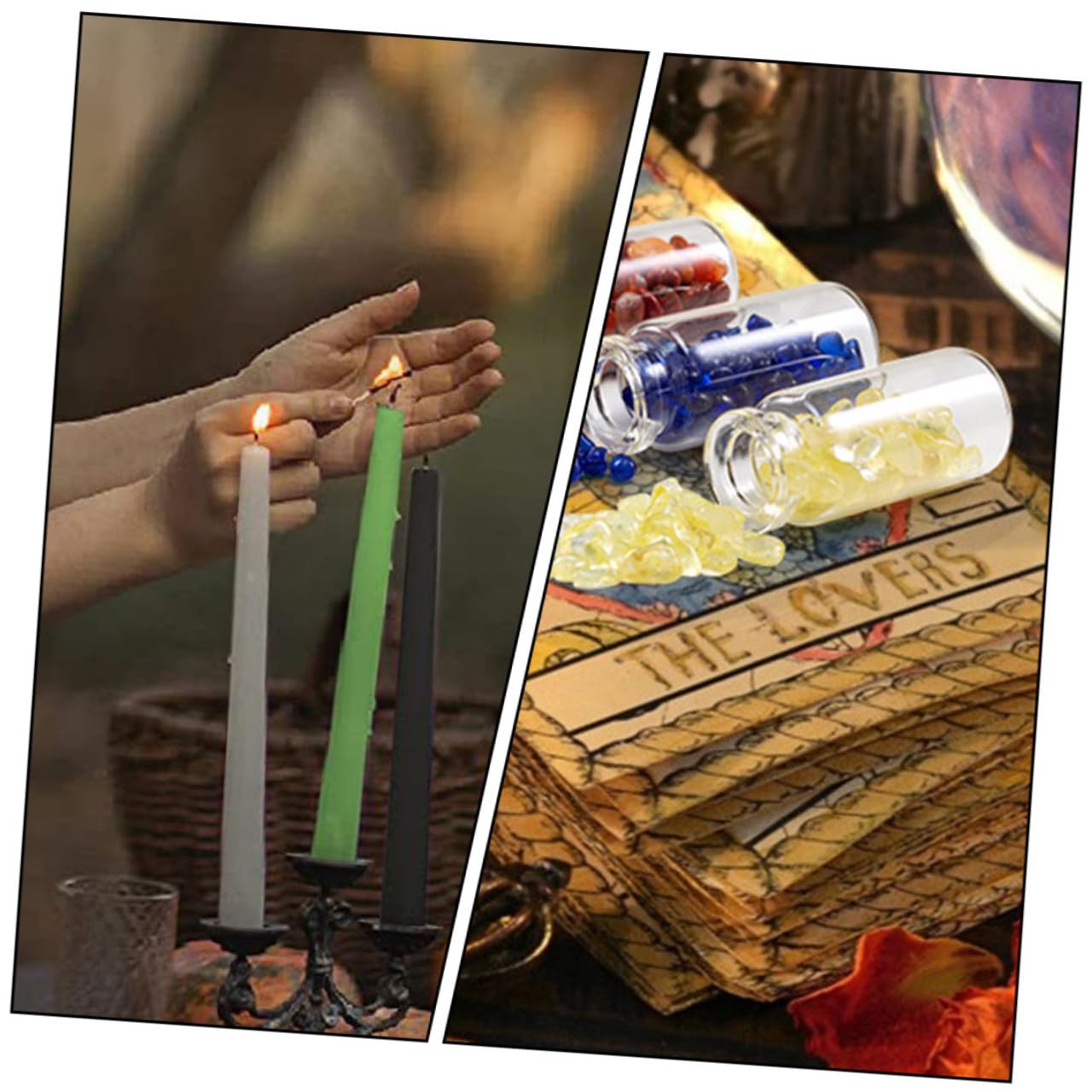 Set de Velas Aromáticas de Cera de Parafina y Vidrio, 1 Juego