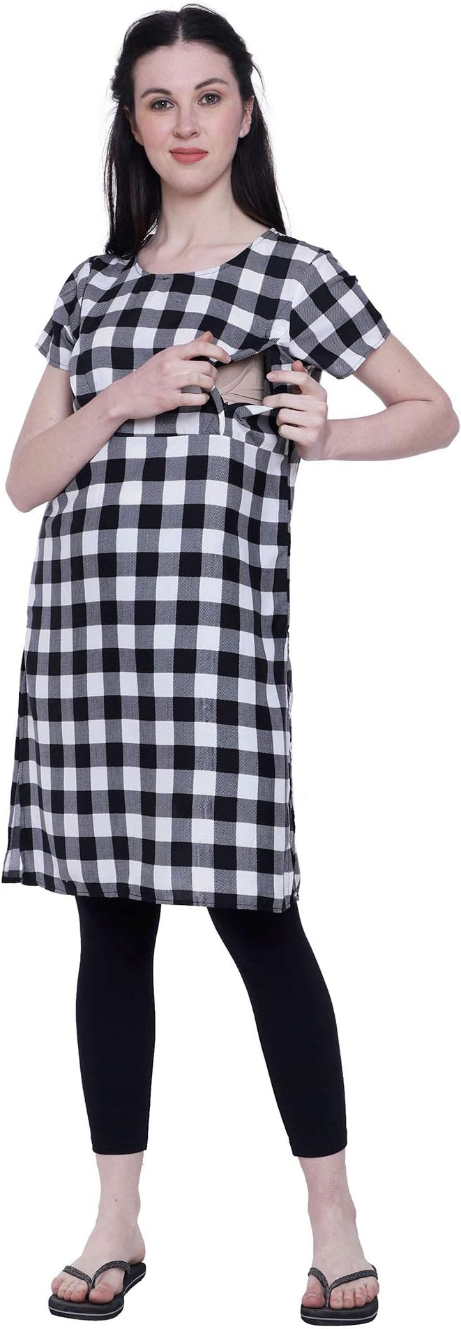 Women Feeding/Maternity Wear Kurti (Feed-55-Multicolor)