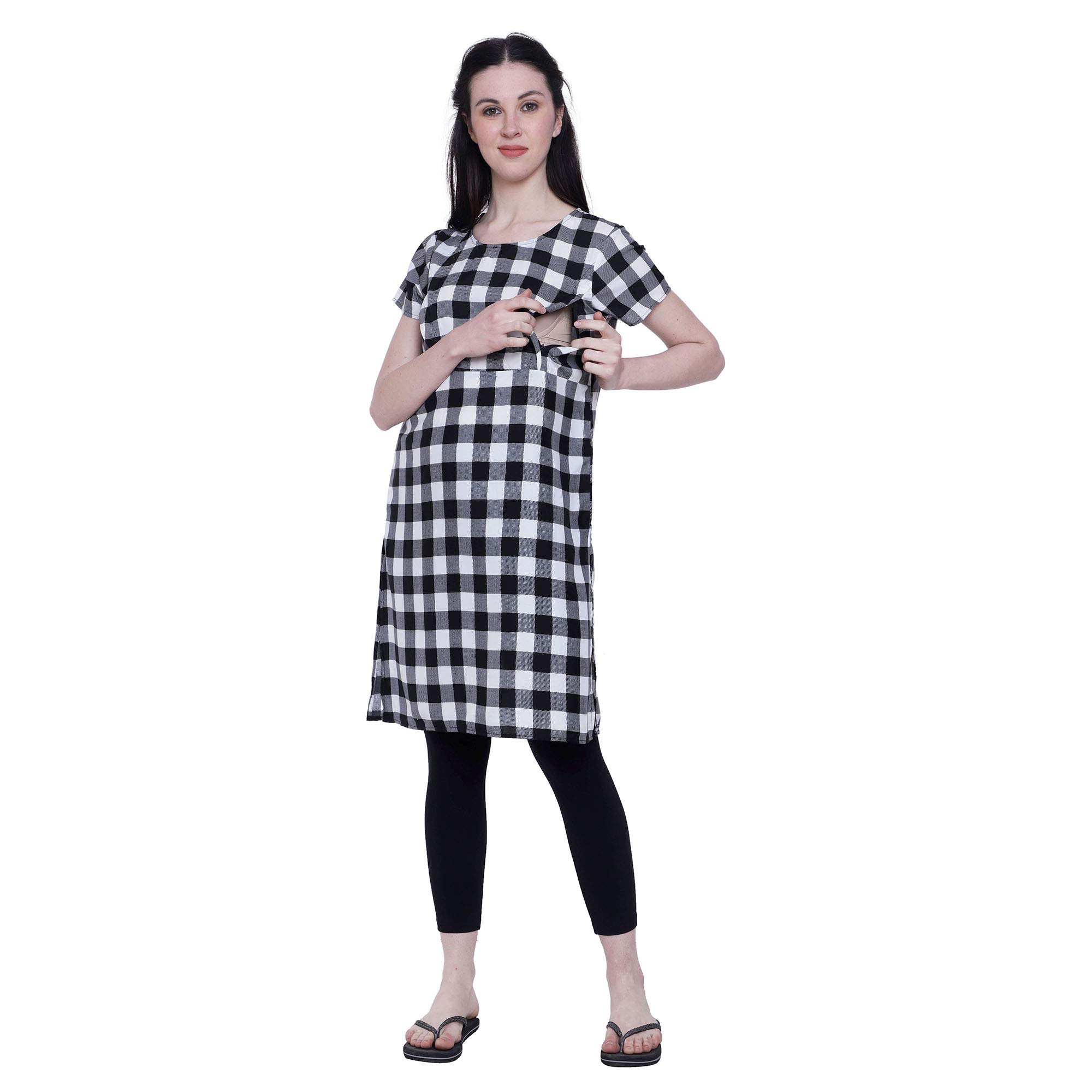 Women Feeding/Maternity Wear Kurti (Feed-55-Multicolor)