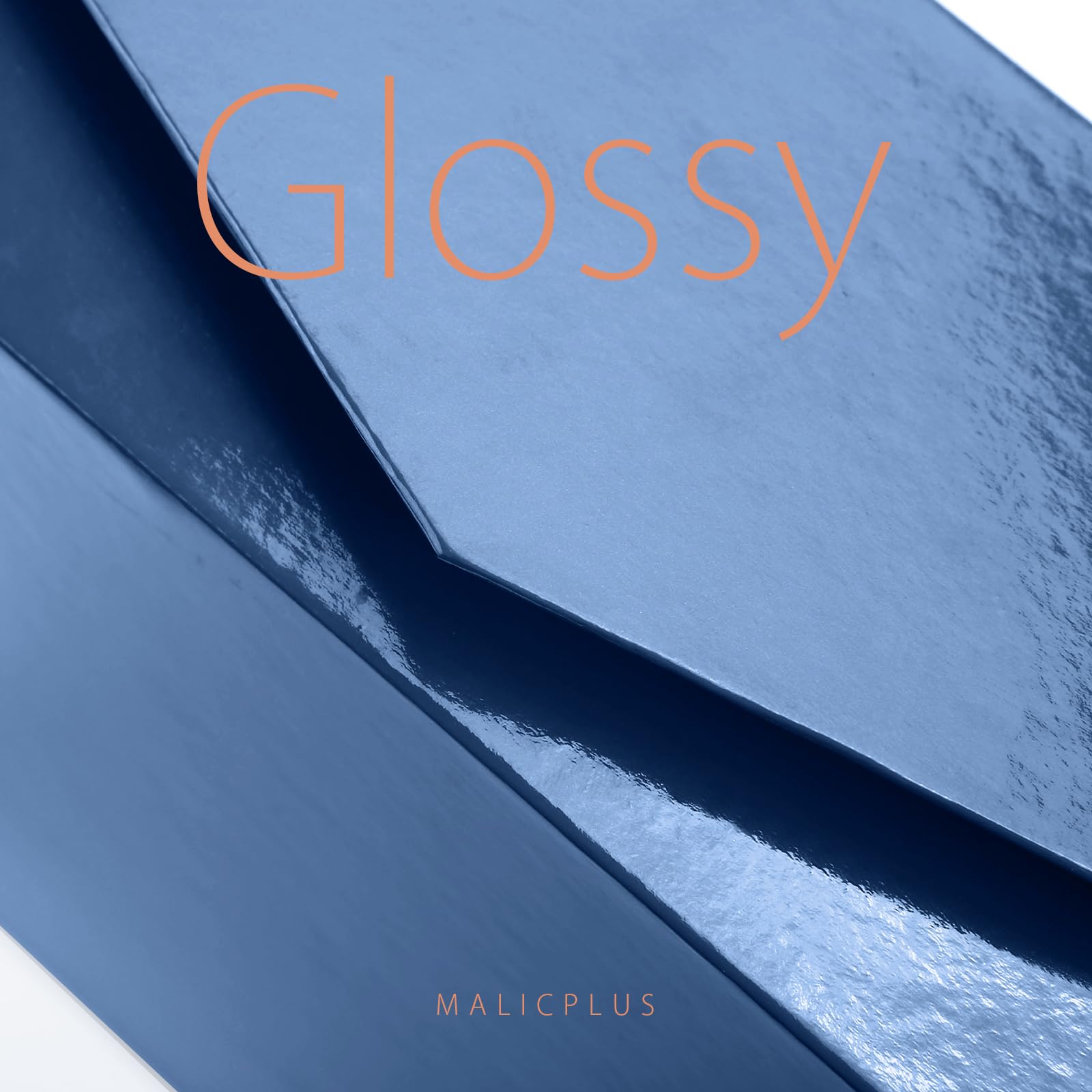 MALICPLUS Geschenkboxen mit Deckel, 22,9 x 22,9 x 8,6 cm, marineblaue Trauzeugen-Antragsboxen mit Magnetverschluss für alle Anlässe (glänzendes Marineblau), 6 Stück