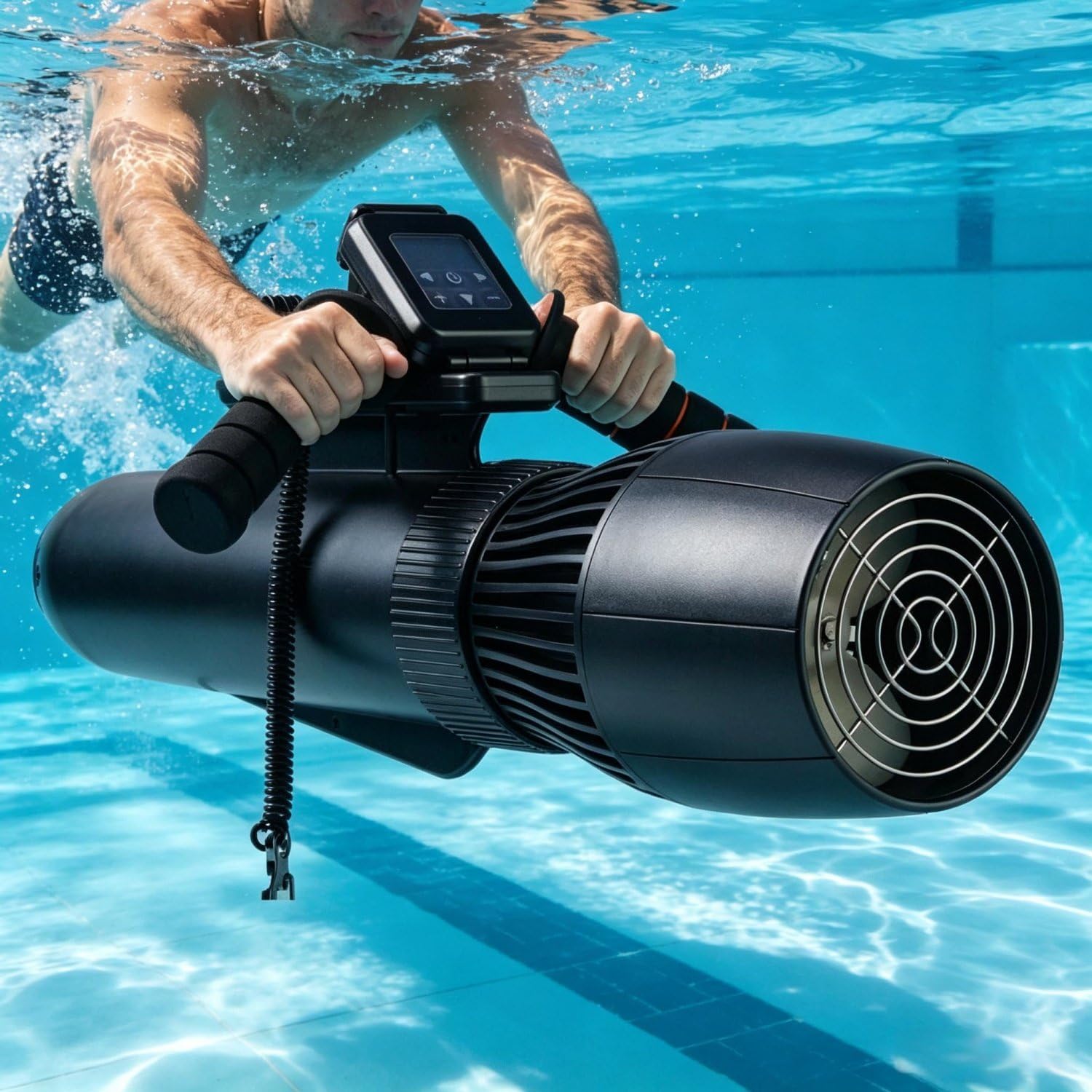 Uofzc 10000Mah Underwater Arm Thruster, Portable Electric Swimming Booster