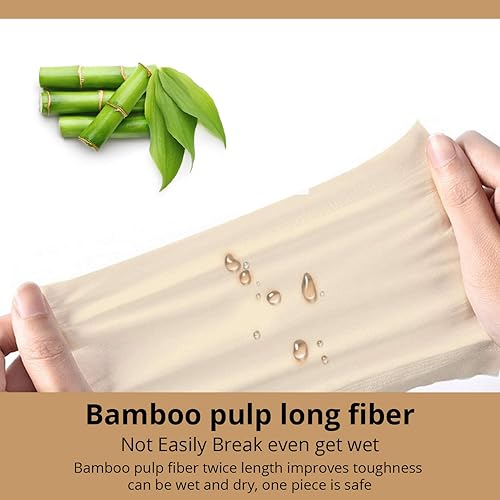 Miniatura 5 de Elvissmart Papel higiénico de bambú ultra suave, 20 megarrollos  60 rollos regulares, 250 hojasrollo, 5000 papel de baño total