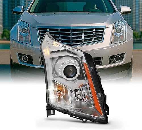 AKKON - Para Cadillac SRX 2010-2016 estilo fábrica OE reemplazo halógeno tipo faro lámpara pasajero lado derecho
