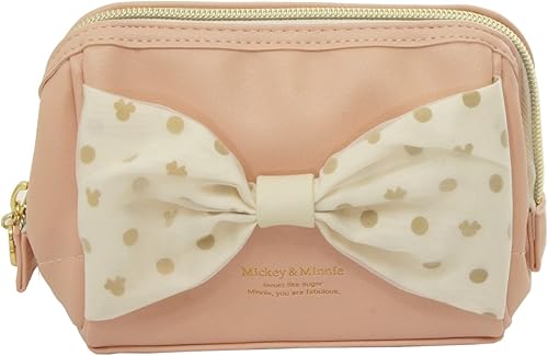 Amazon ディズニー Disney ディズニー ミツマルシリーズ リボン フリックポーチ ポーチ ワイヤーポーチ がま口ポーチ 化粧ポーチ Mcmdmc1 ピンク 財布