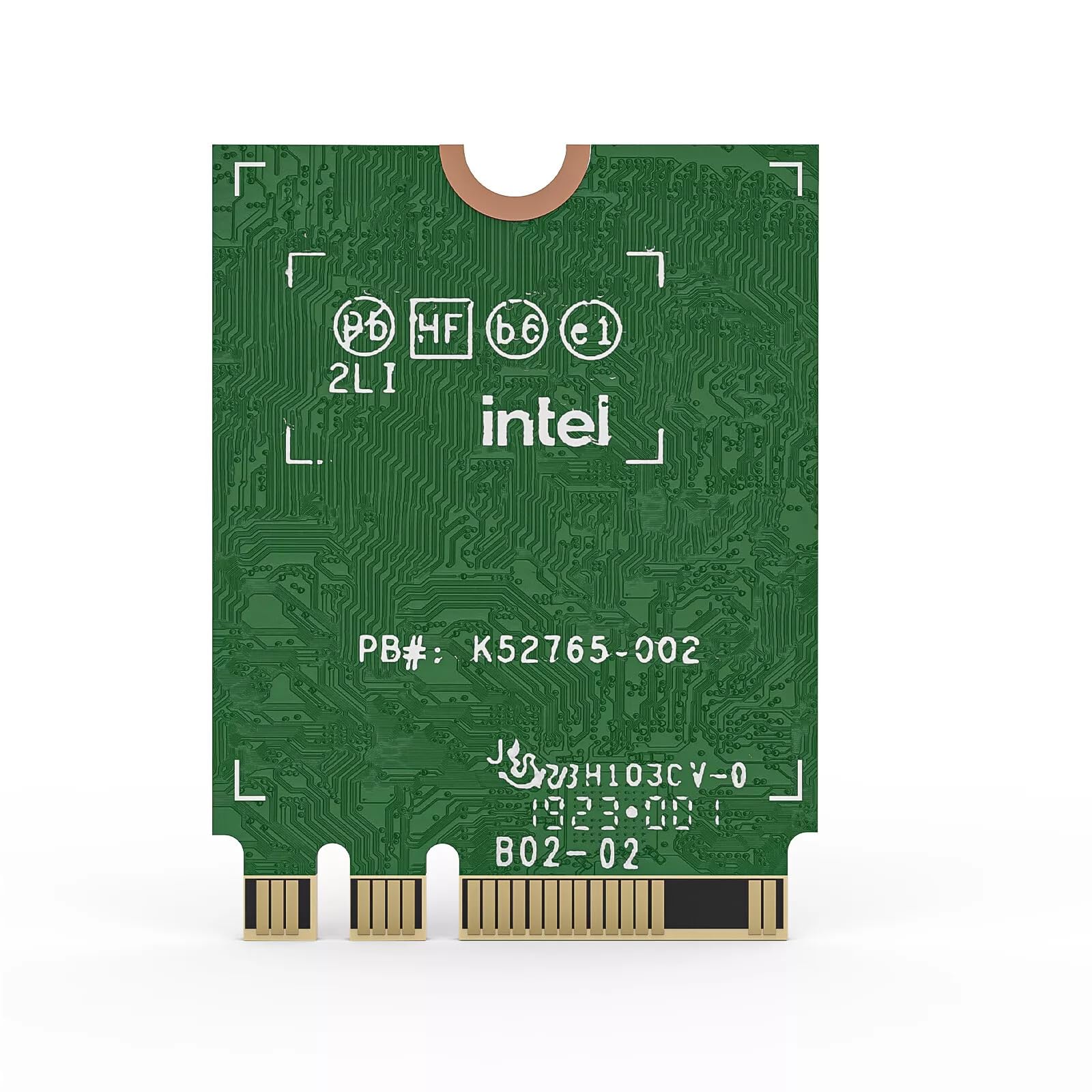 Scheda wireless Intel AX210 WiFi 6E, M.2 NGFF, Bluetooth 5.3, 5400Mbps Tri-Band 2.4/5/6GHz, Windows 10/11 64-bit