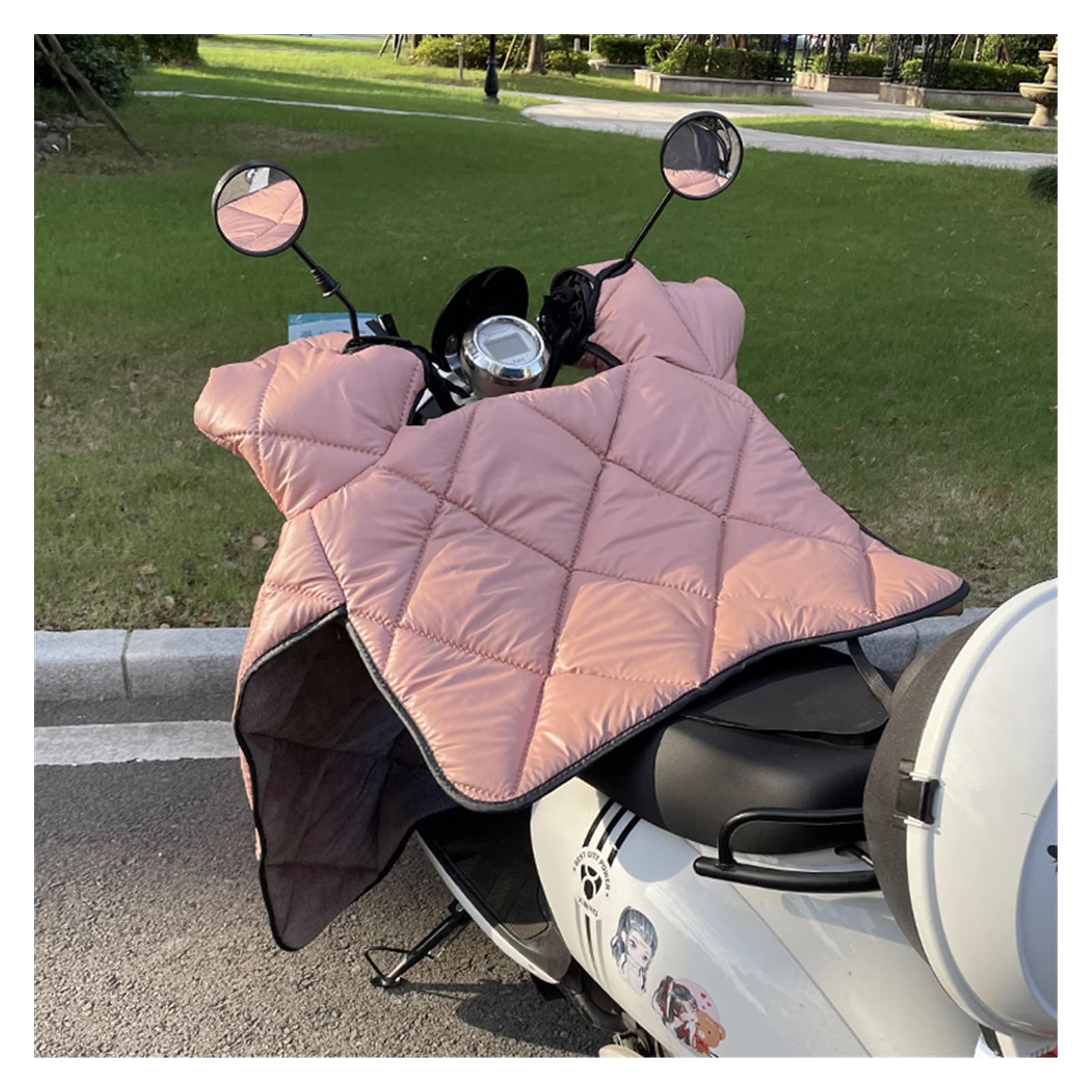 Générique Tablier Scooter, Couvre Jambe Scooter Wind Winter Batterie de Voitures Moto Hiver Universal Coupe-Vent est Chaud et Plus épaississement Velours(2)