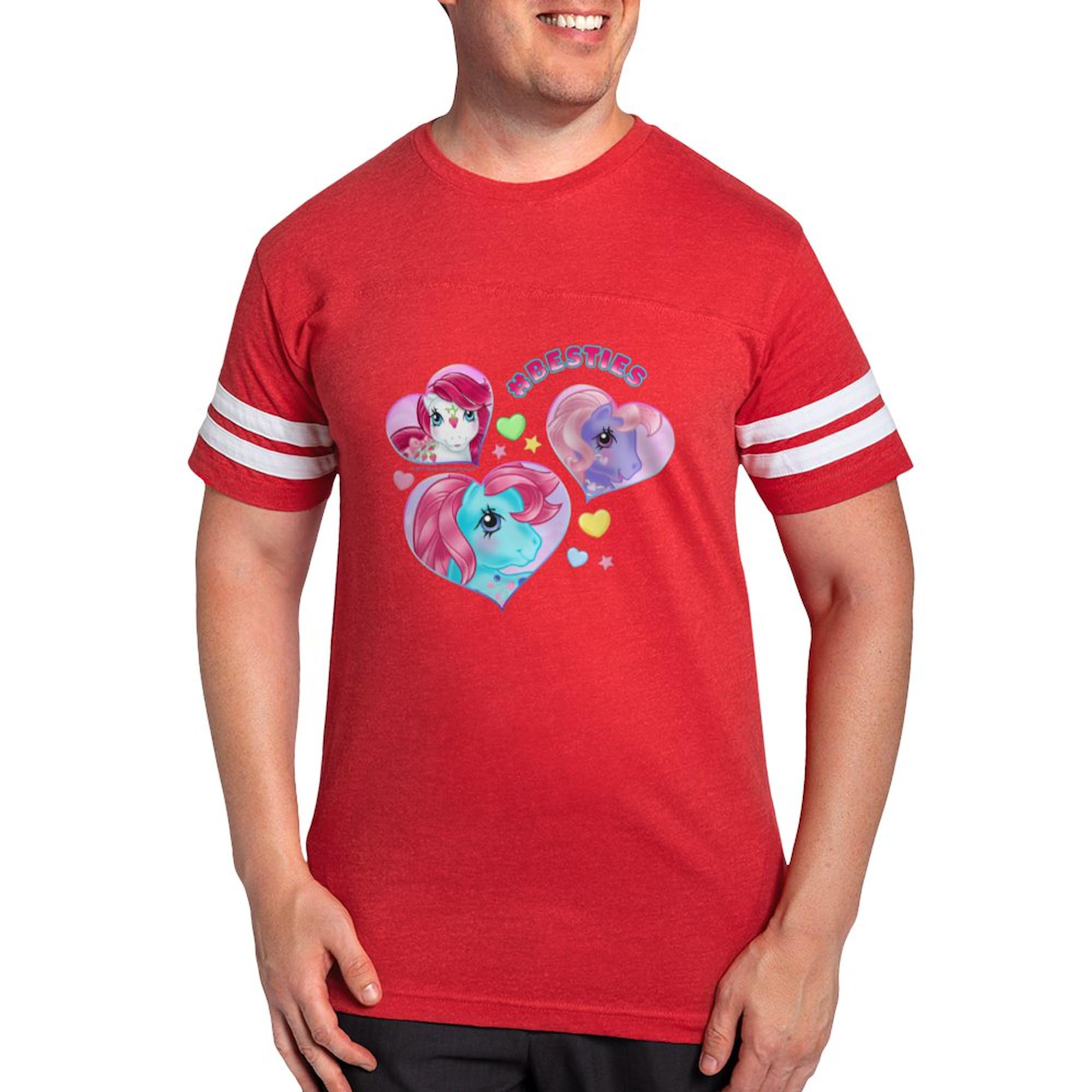 CafePress My Little Pony Retro Hashtag B Mens Football Shirt Men's Football T-Shirt Red
