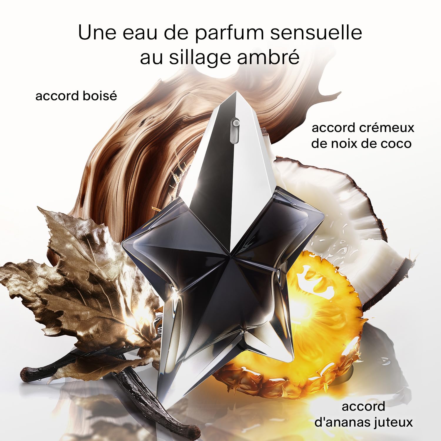 MUGLER ANGEL FANTASM Eau De Parfum Rechargeable Pour Elle - Parfum Pour Femme - Gourmand, Ambré et Fruité