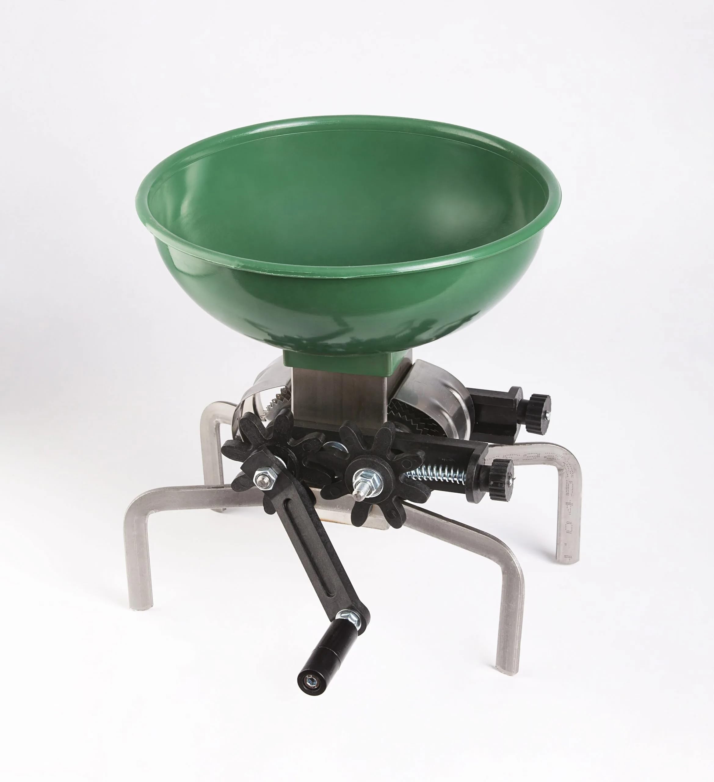 Macchina Taglia Olive Manuale con Grande Tramoggia da 25 cm – Per Olive Verdi Incise – Taglia Grandi Quantità Rapidamente e Senza Fatica – Lame Regolabili